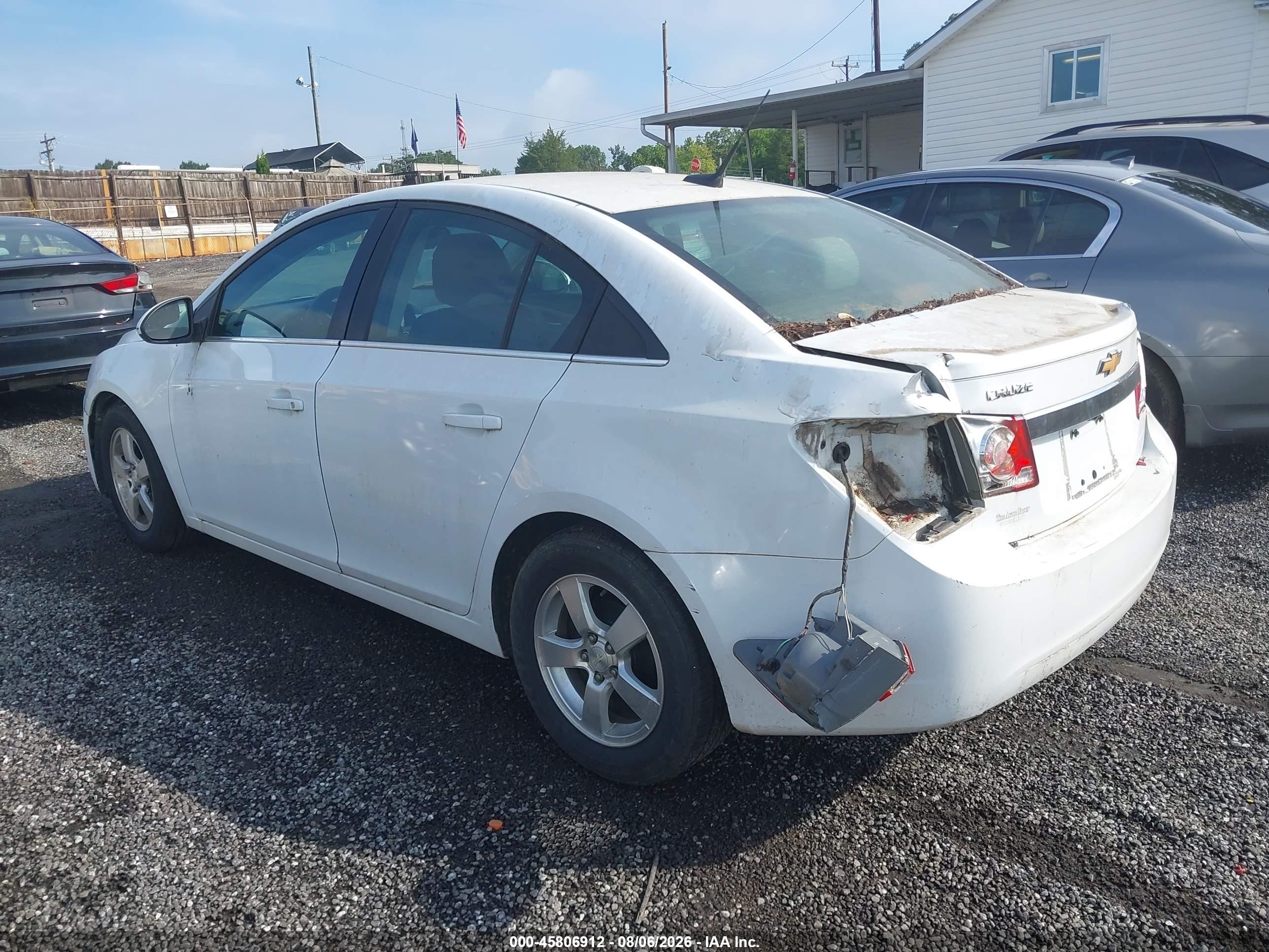 2014 Chevrolet Cruze 1lt Auto White vin: 1G1PC5SB4E7102961