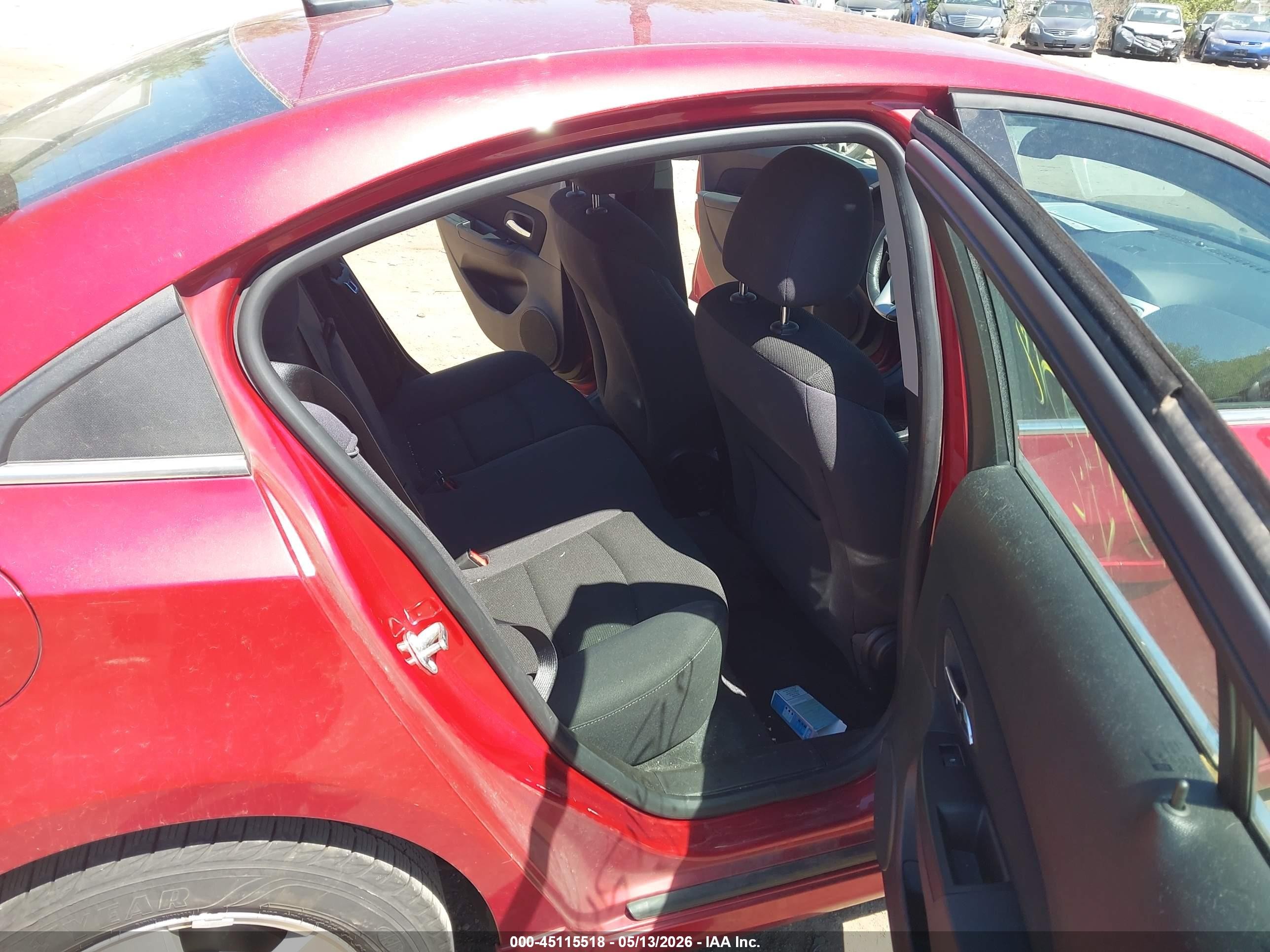 2014 Chevrolet Cruze 1lt Auto Красный vin: 1G1PC5SB4E7104273