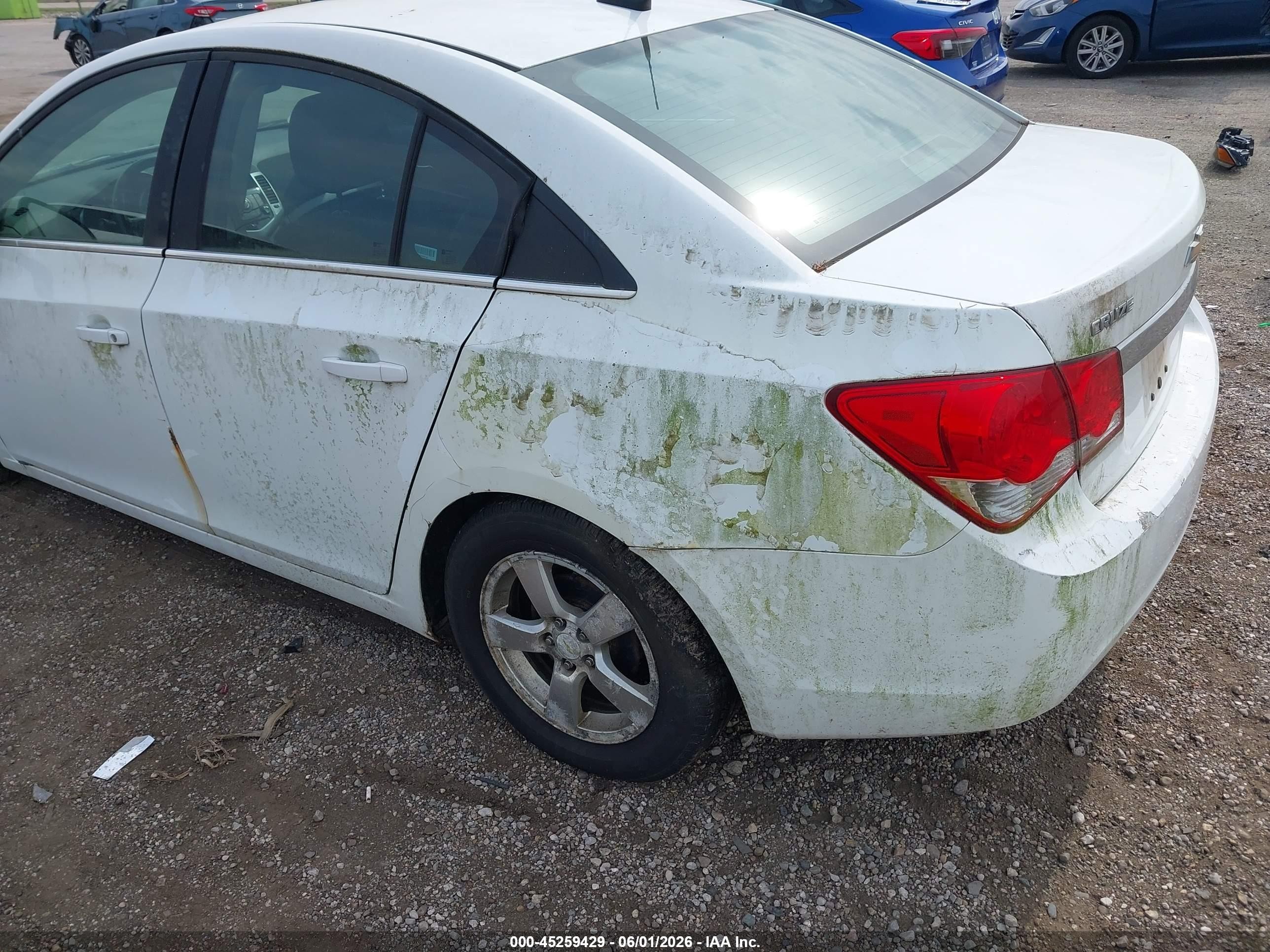 2014 Chevrolet Cruze 1lt Auto White vin: 1G1PC5SB4E7108369
