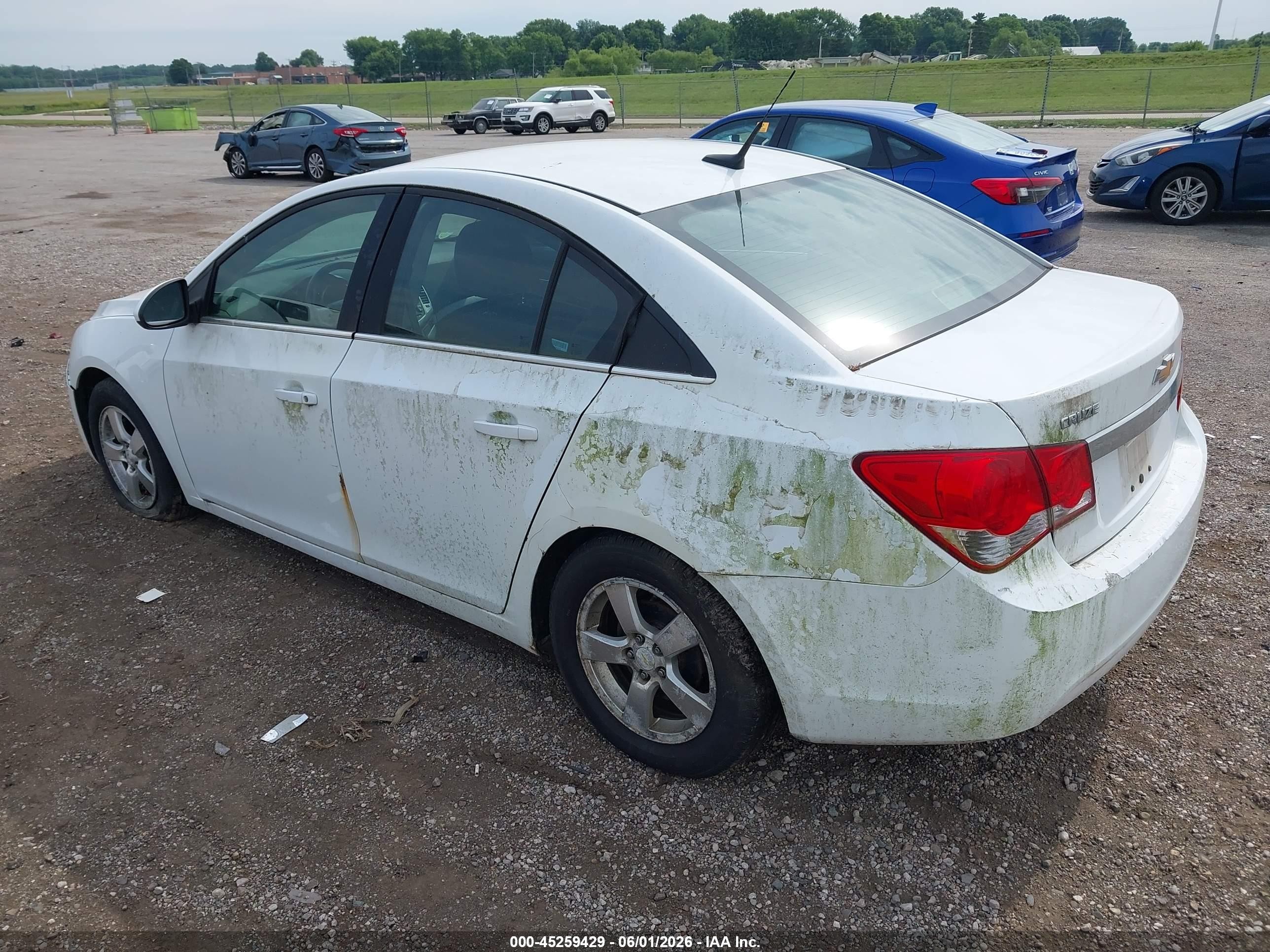 2014 Chevrolet Cruze 1lt Auto White vin: 1G1PC5SB4E7108369