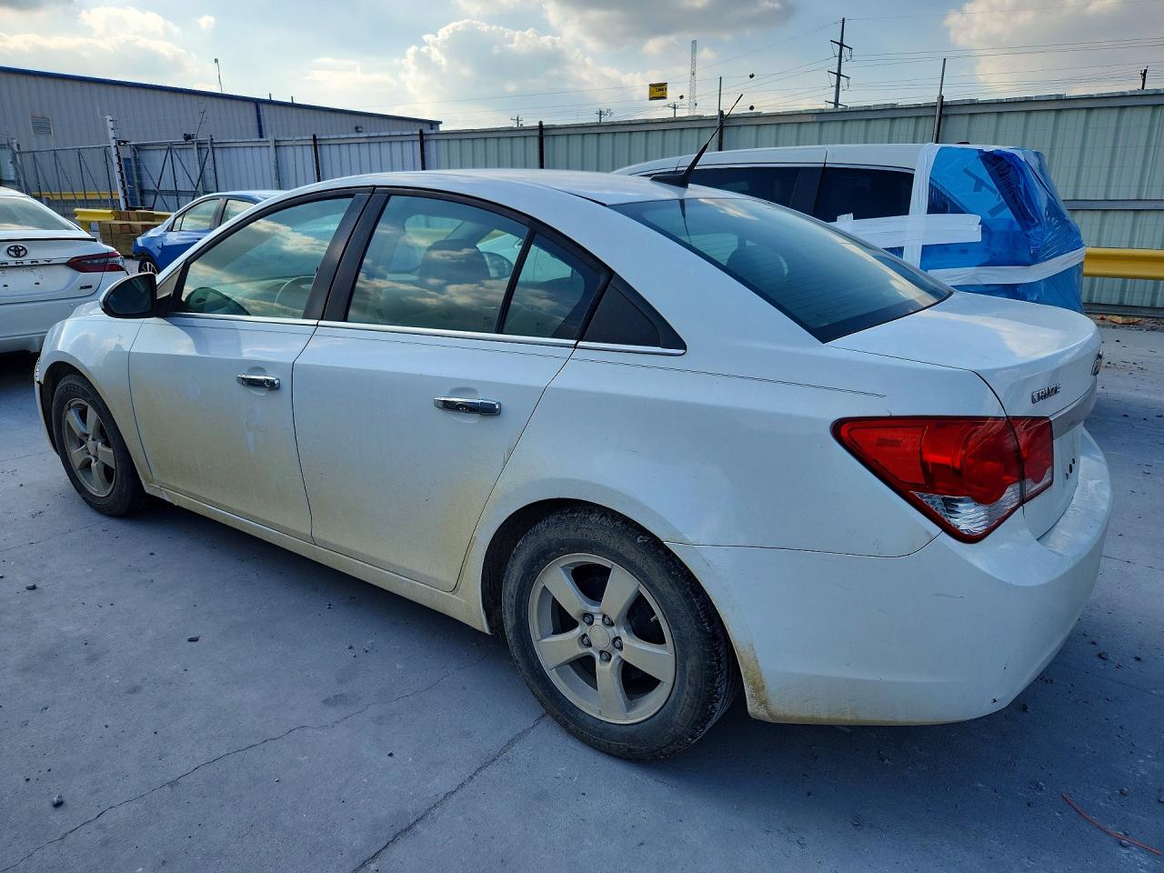 2014 Chevrolet Cruze Lt White vin: 1G1PC5SB4E7108517