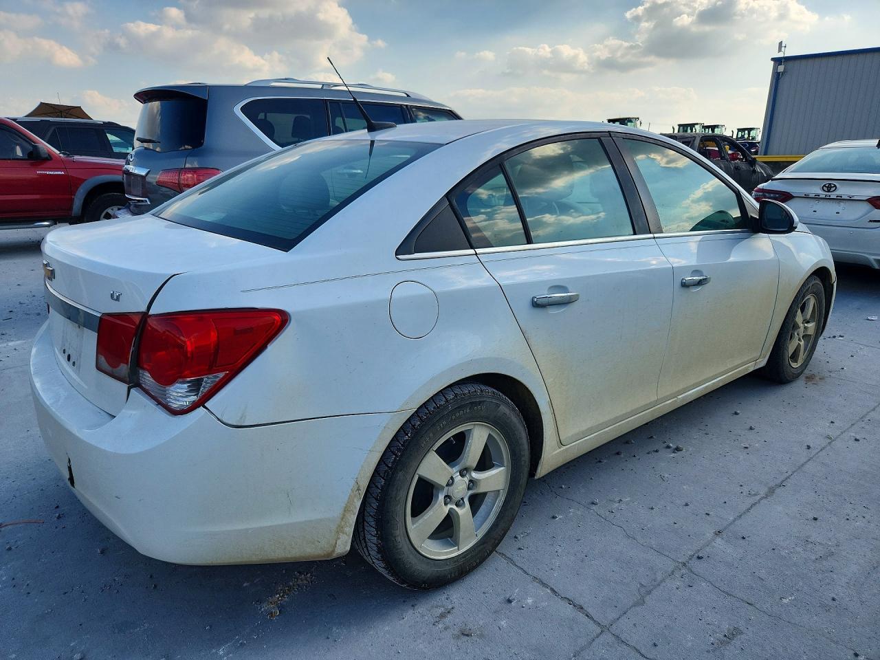 2014 Chevrolet Cruze Lt White vin: 1G1PC5SB4E7108517