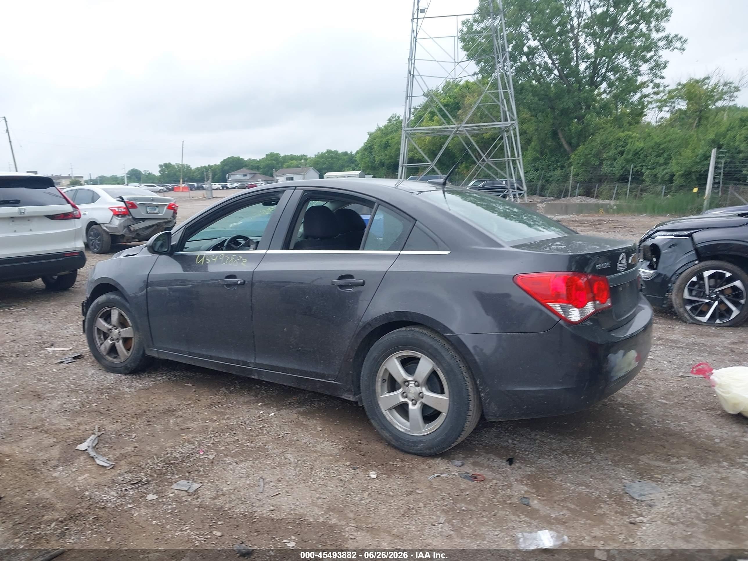 2014 Chevrolet Cruze 1lt Auto Black vin: 1G1PC5SB4E7109456