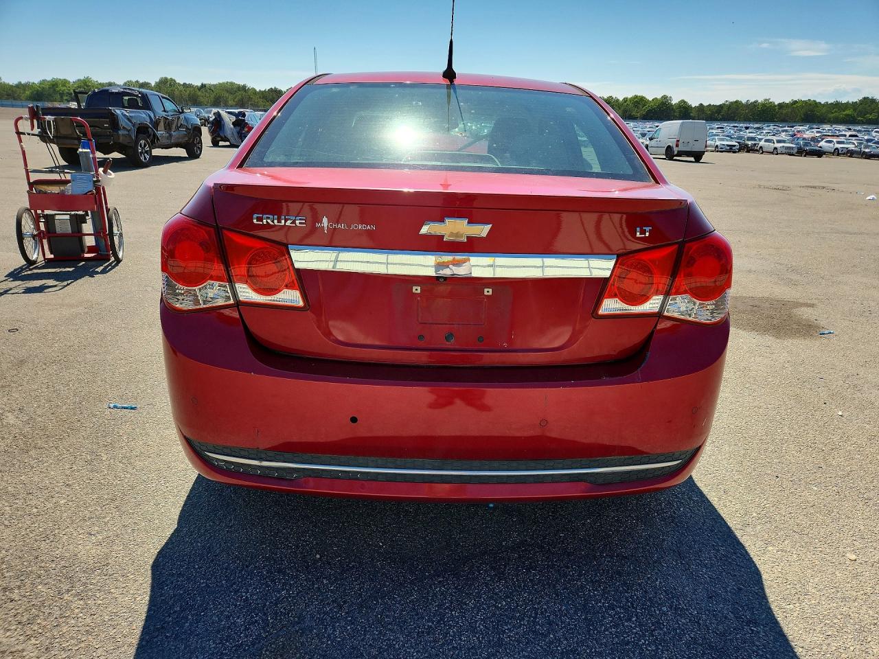 2014 Chevrolet Cruze Lt Red vin: 1G1PC5SB4E7110588
