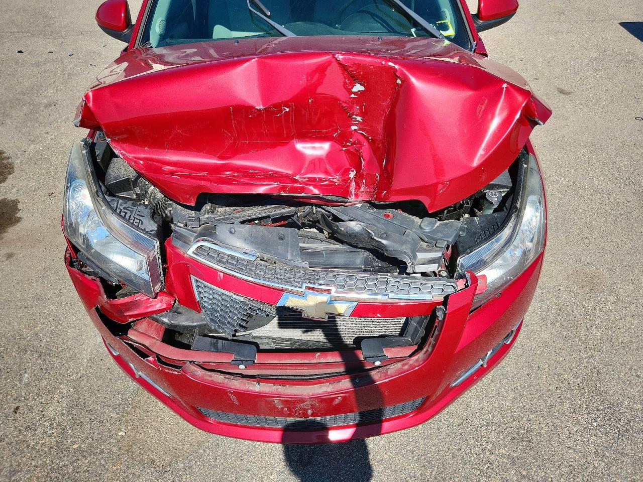 2014 Chevrolet Cruze Lt Red vin: 1G1PC5SB4E7110588