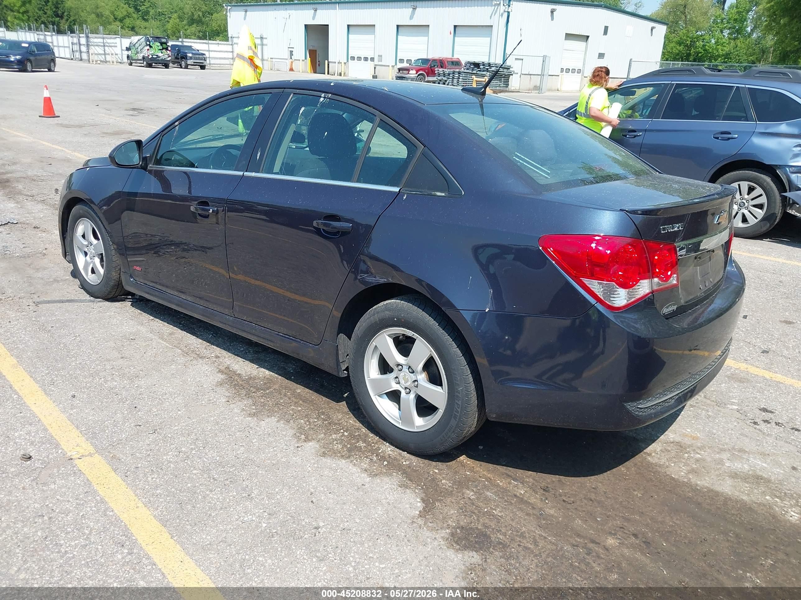 2014 Chevrolet Cruze 1lt Auto Navy vin: 1G1PC5SB4E7137368