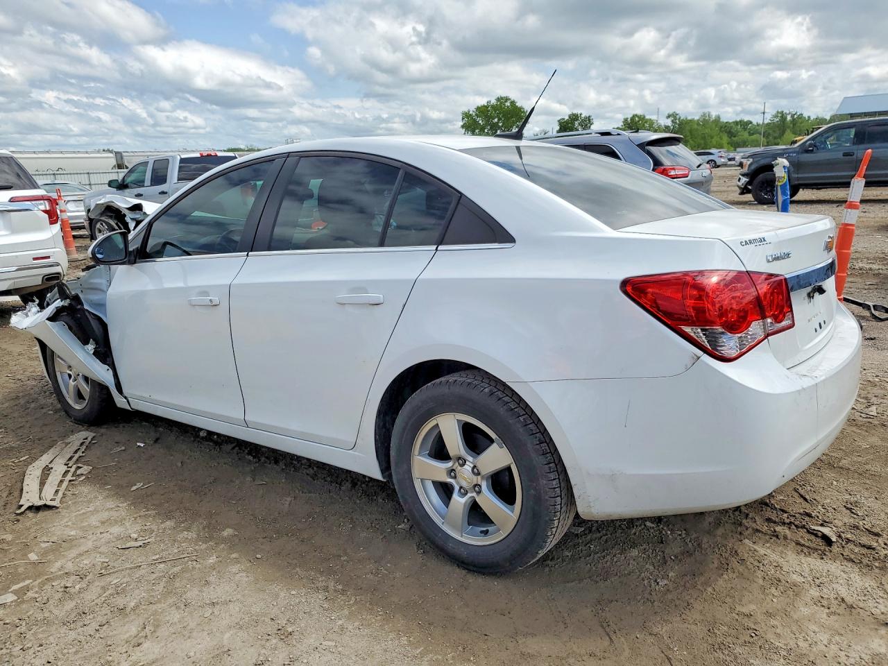 2014 Chevrolet Cruze Lt White vin: 1G1PC5SB4E7143185