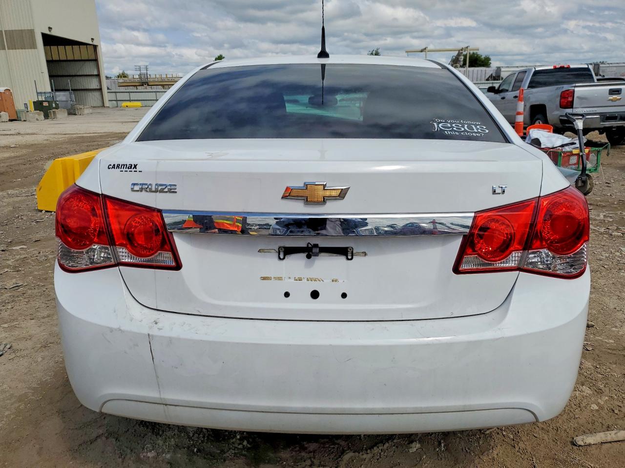 2014 Chevrolet Cruze Lt White vin: 1G1PC5SB4E7143185
