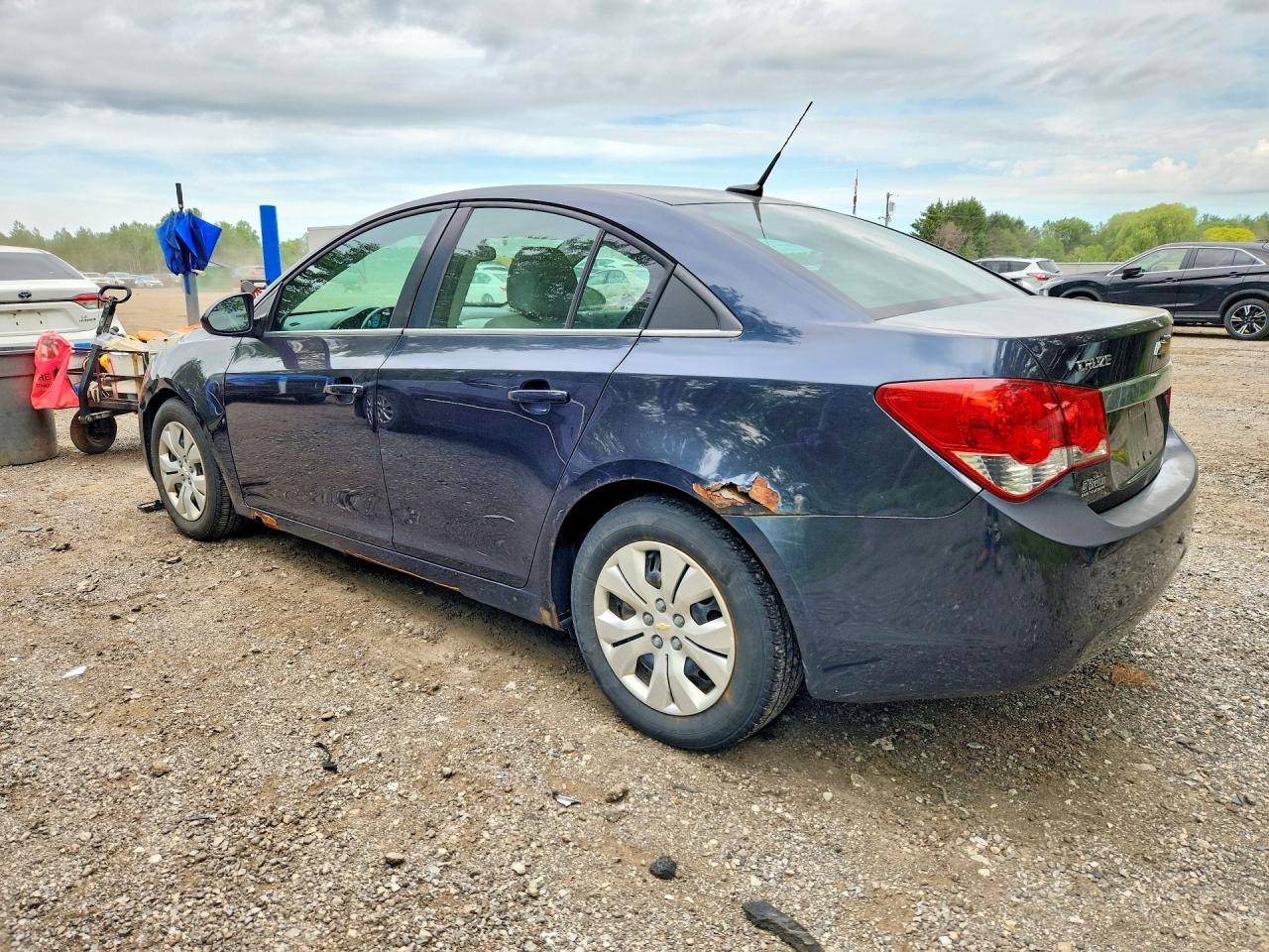 2014 Chevrolet Cruze Lt Blue vin: 1G1PC5SB4E7160407
