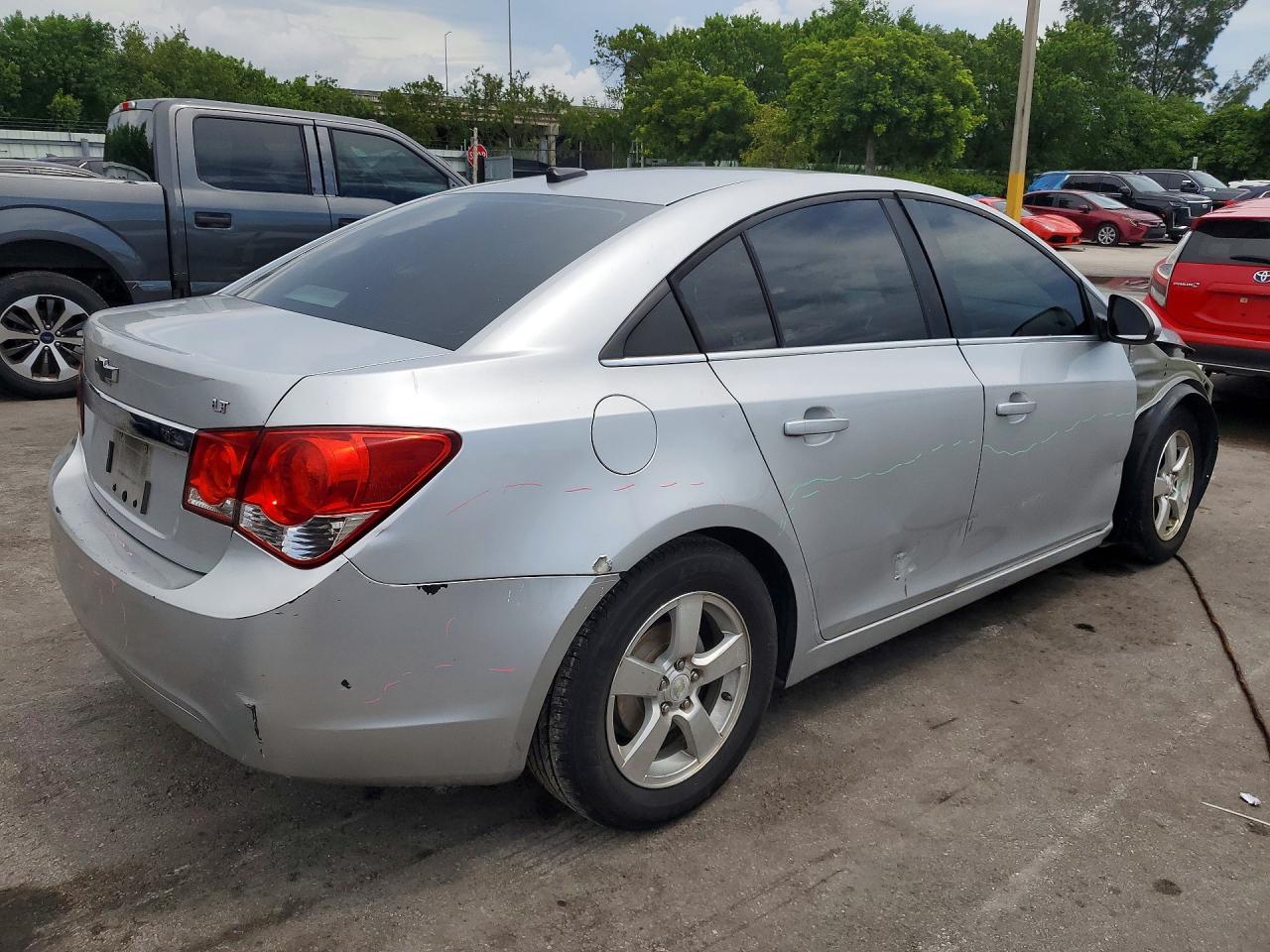2014 Chevrolet Cruze Lt Silver vin: 1G1PC5SB4E7161279