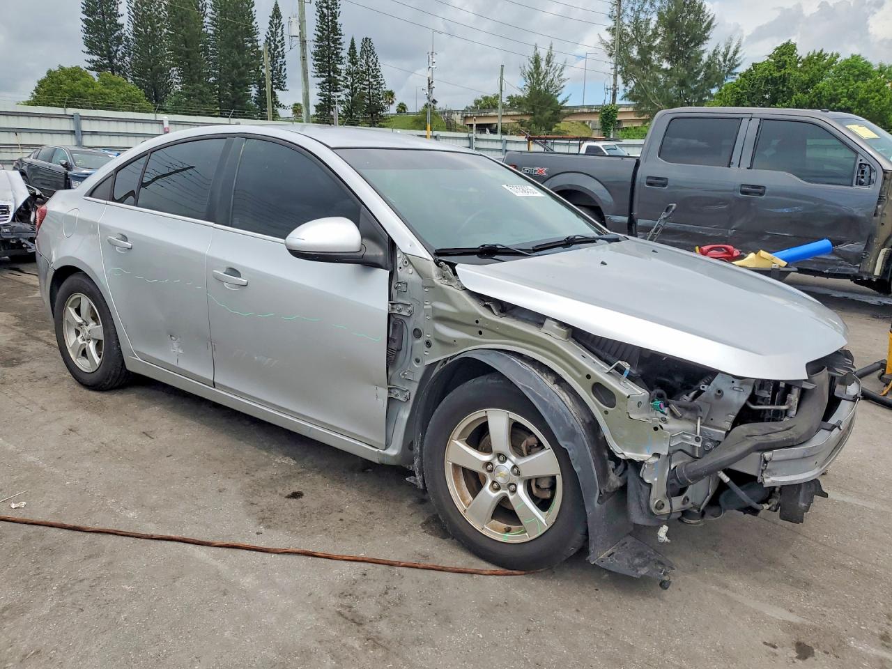 2014 Chevrolet Cruze Lt Silver vin: 1G1PC5SB4E7161279