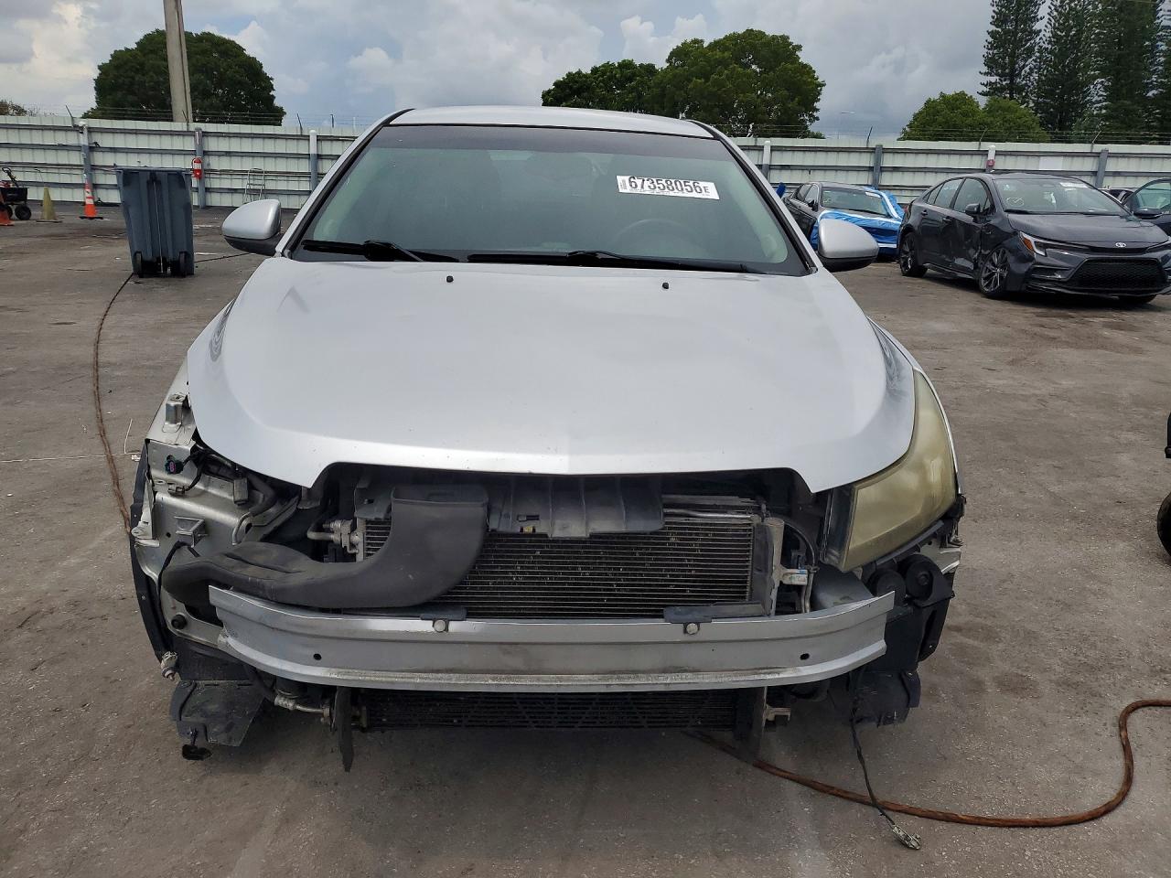 2014 Chevrolet Cruze Lt Silver vin: 1G1PC5SB4E7161279