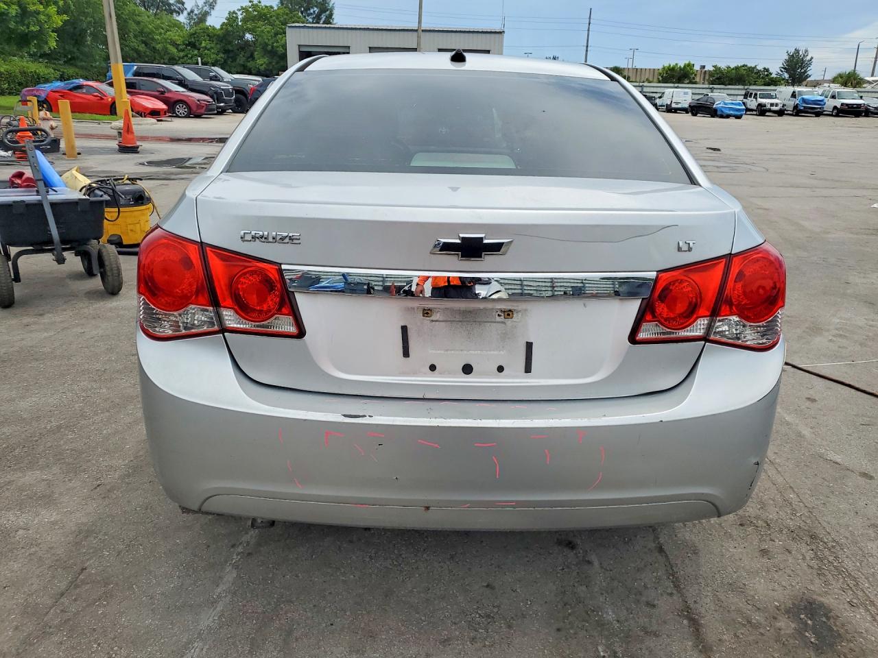 2014 Chevrolet Cruze Lt Silver vin: 1G1PC5SB4E7161279