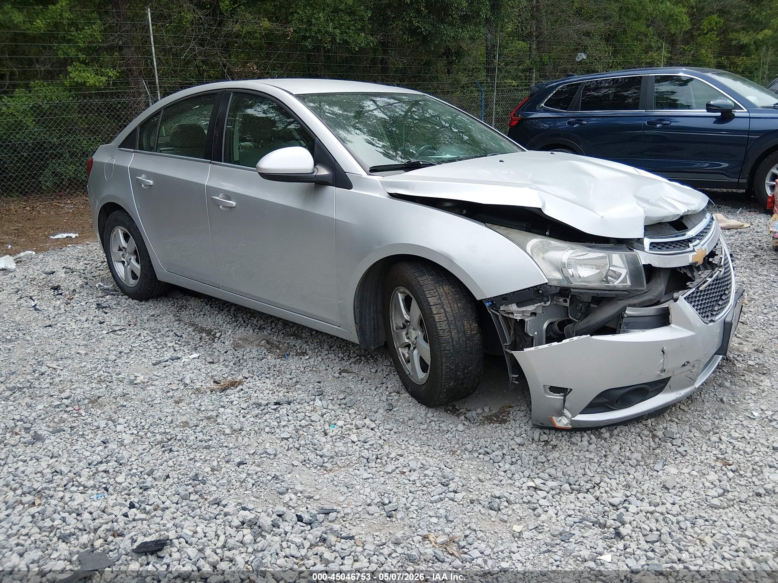 2014 Chevrolet Cruze 1lt Auto Silver vin: 1G1PC5SB4E7167695