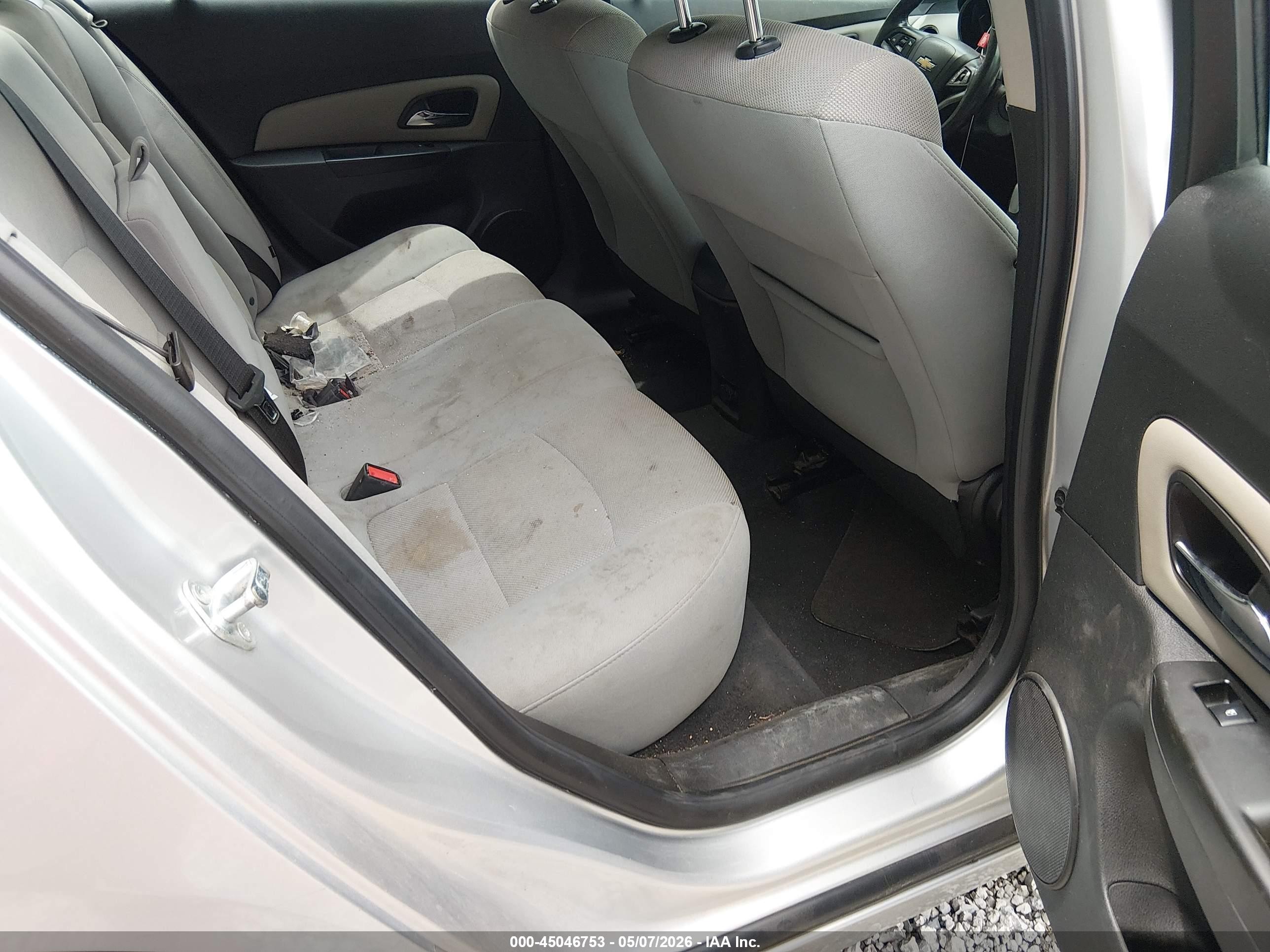 2014 Chevrolet Cruze 1lt Auto Silver vin: 1G1PC5SB4E7167695