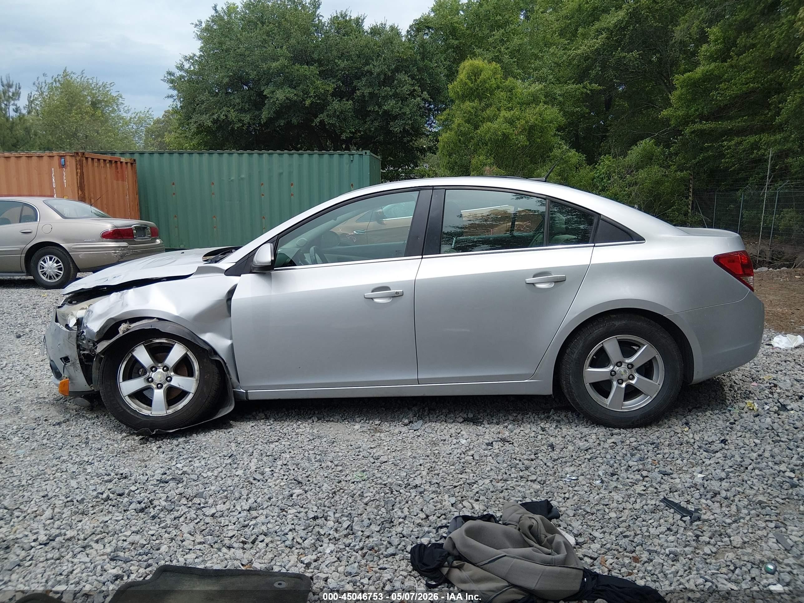 2014 Chevrolet Cruze 1lt Auto Silver vin: 1G1PC5SB4E7167695