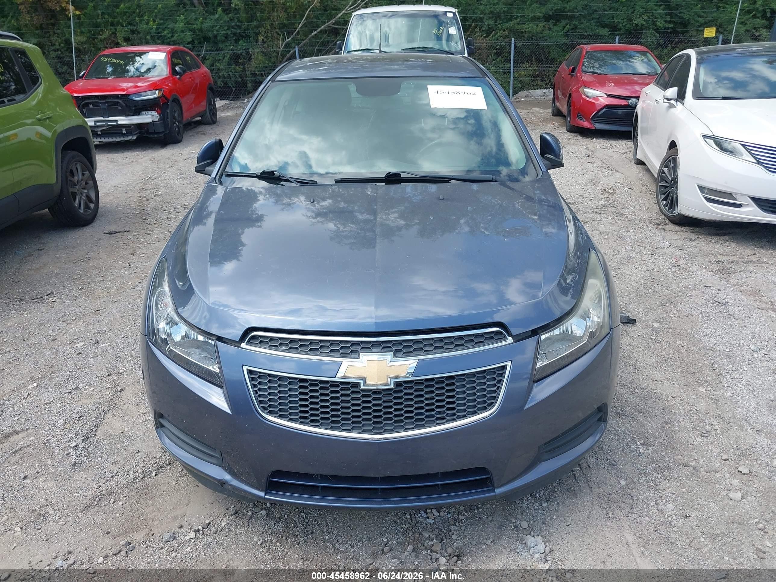 2014 Chevrolet Cruze 1lt Auto Blue vin: 1G1PC5SB4E7172900