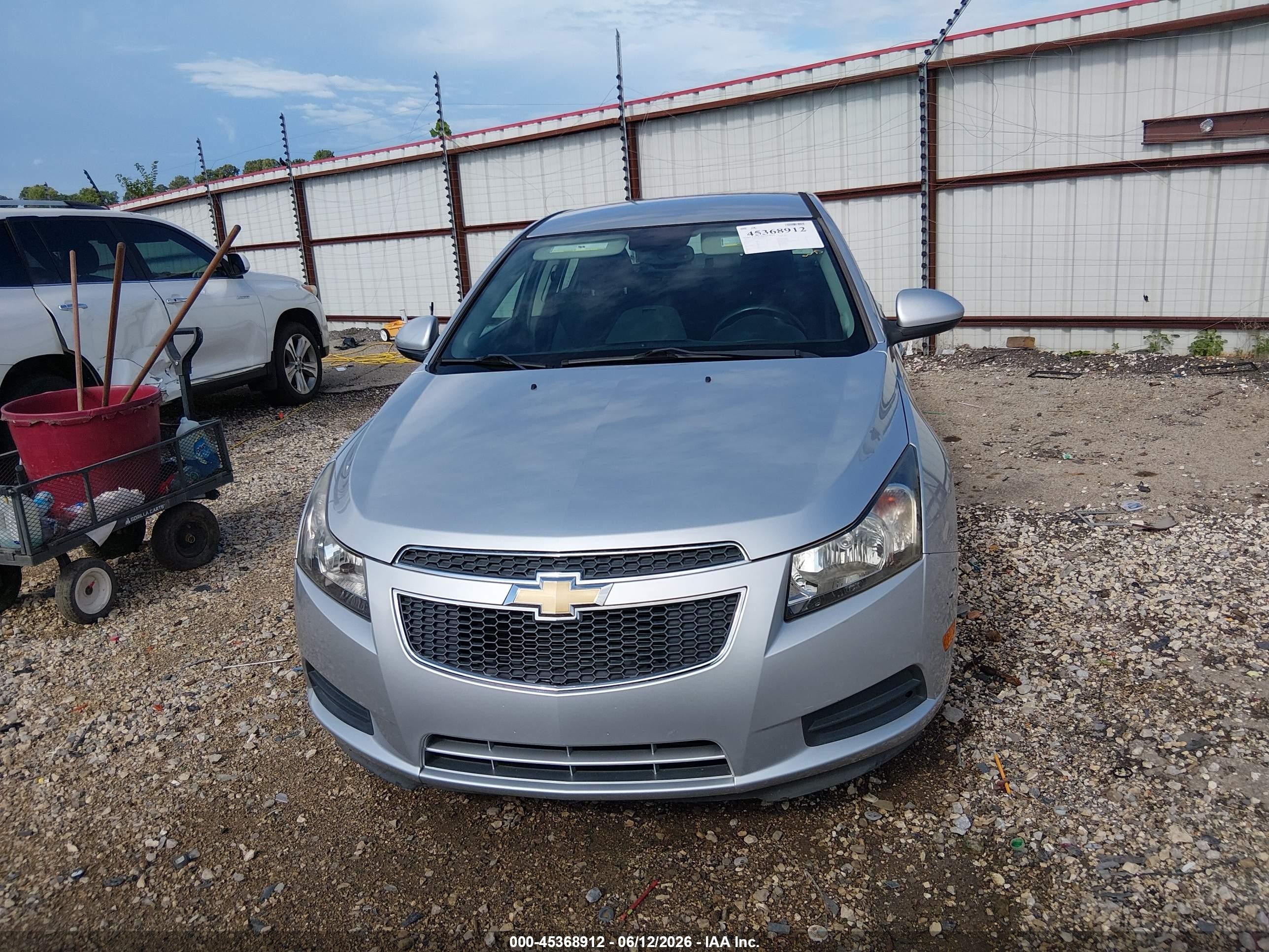 2014 Chevrolet Cruze 1lt Auto Silver vin: 1G1PC5SB4E7201263