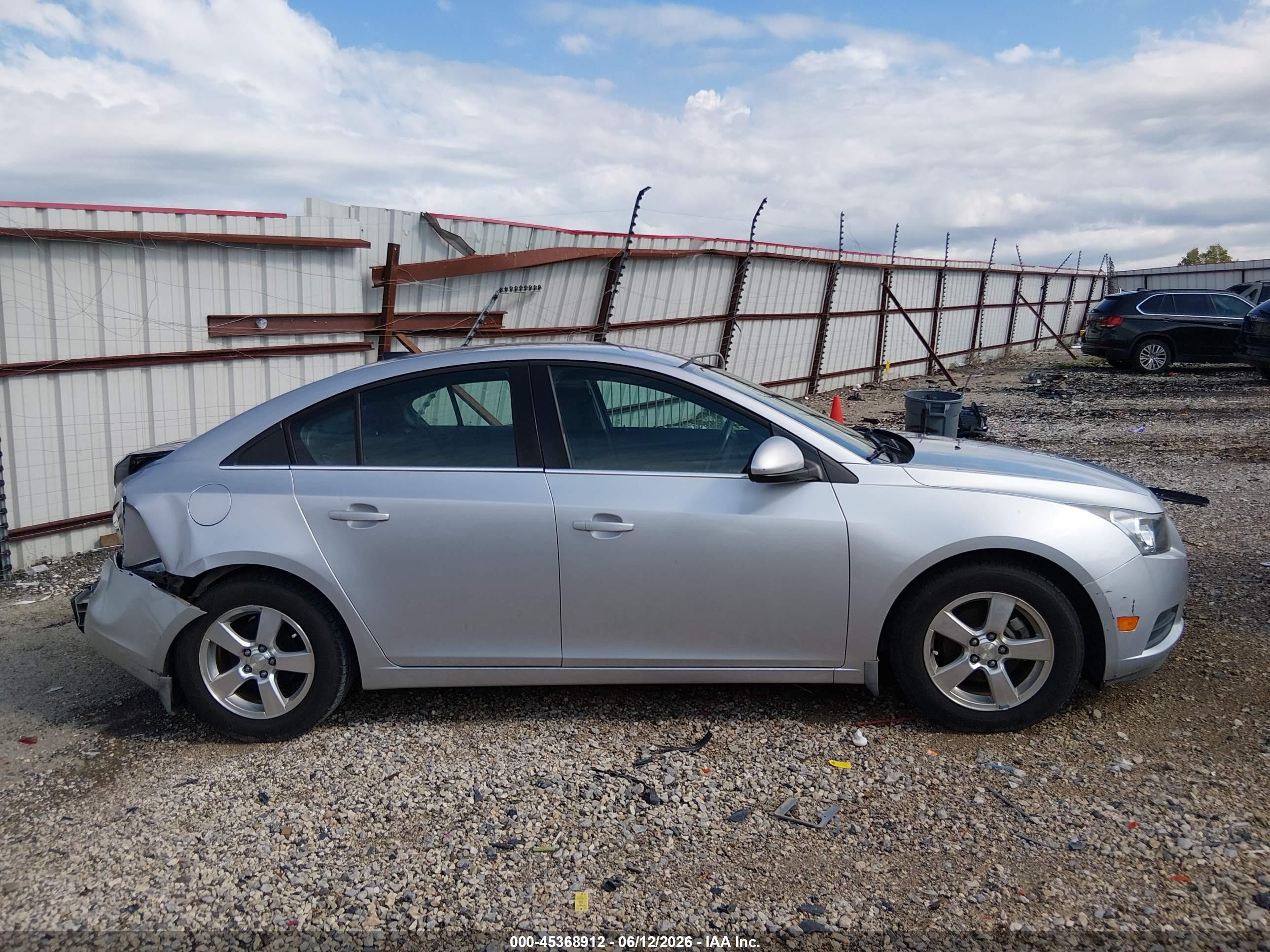 2014 Chevrolet Cruze 1lt Auto Silver vin: 1G1PC5SB4E7201263