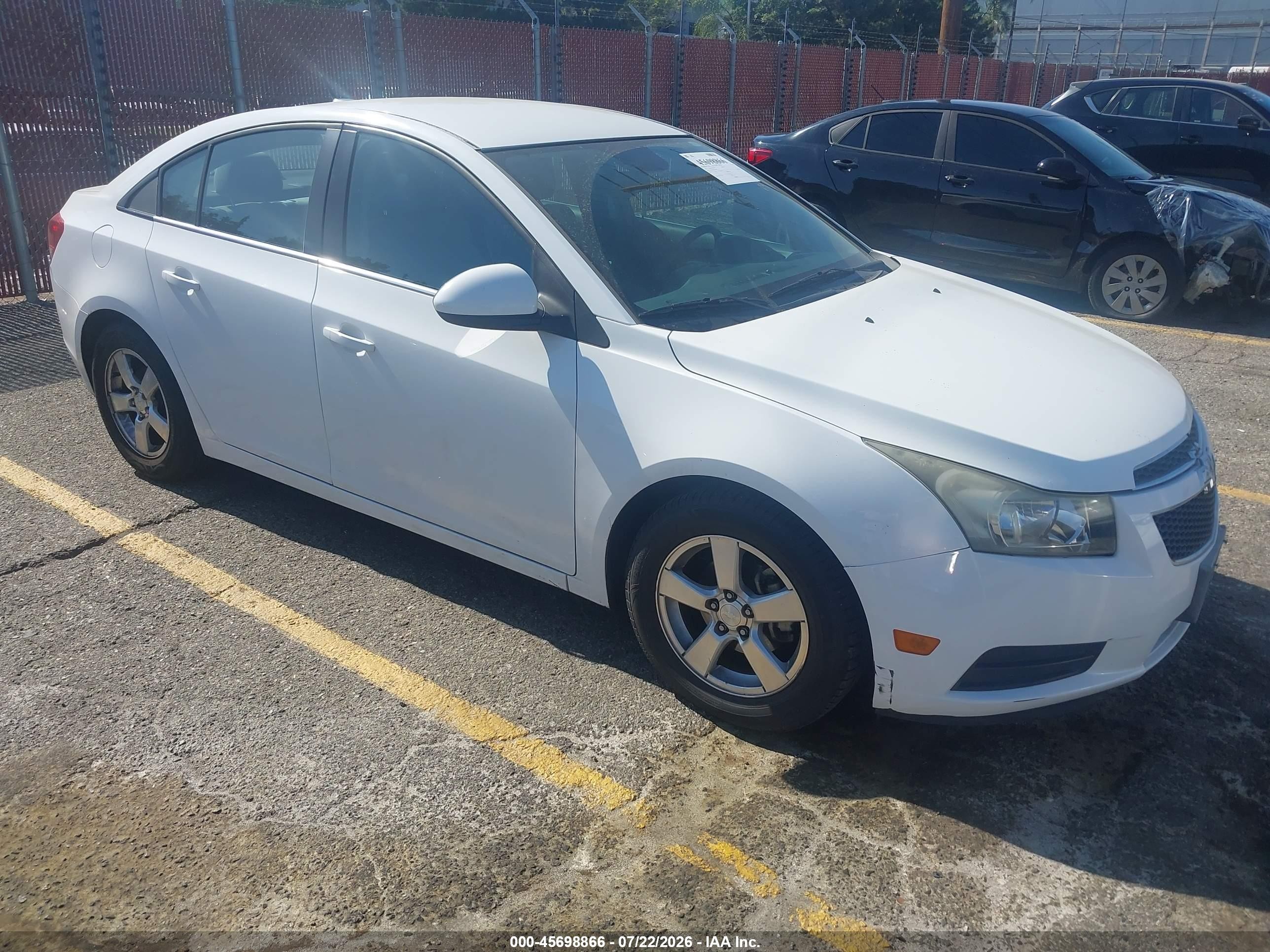 2014 Chevrolet Cruze 1lt Auto Белый vin: 1G1PC5SB4E7250298