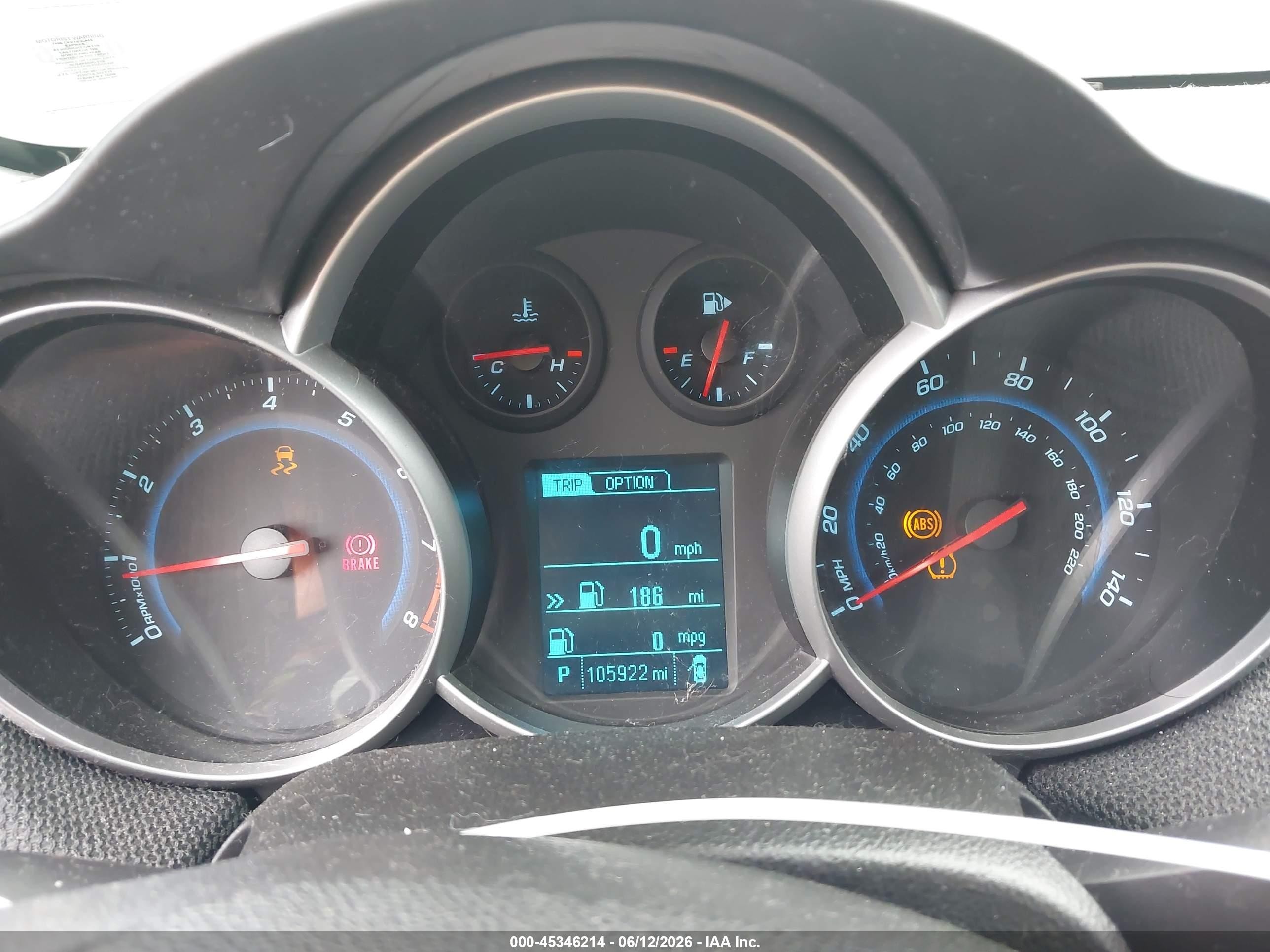 2014 Chevrolet Cruze 1lt Auto Серебряный vin: 1G1PC5SB4E7271118