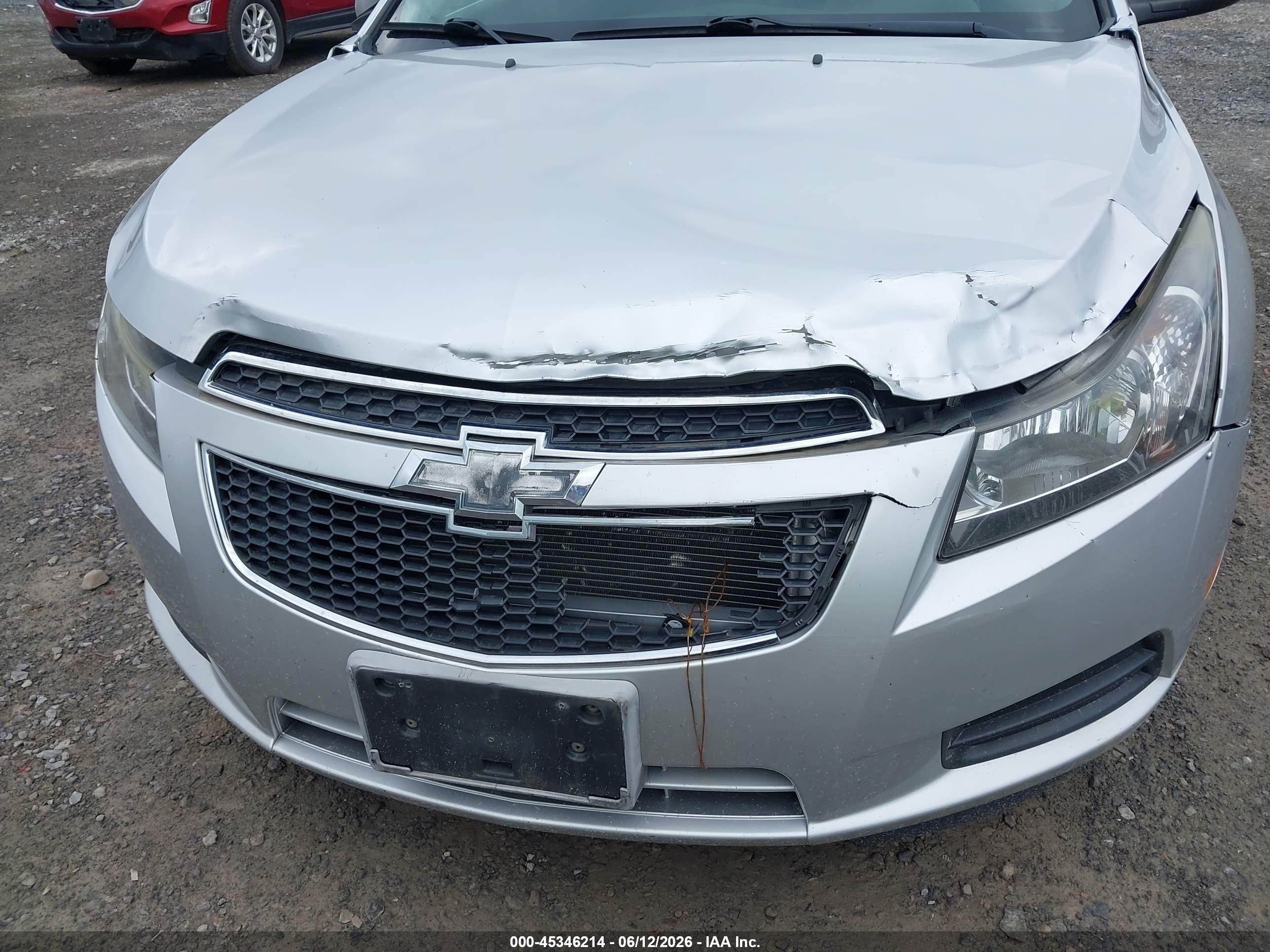 2014 Chevrolet Cruze 1lt Auto Серебряный vin: 1G1PC5SB4E7271118
