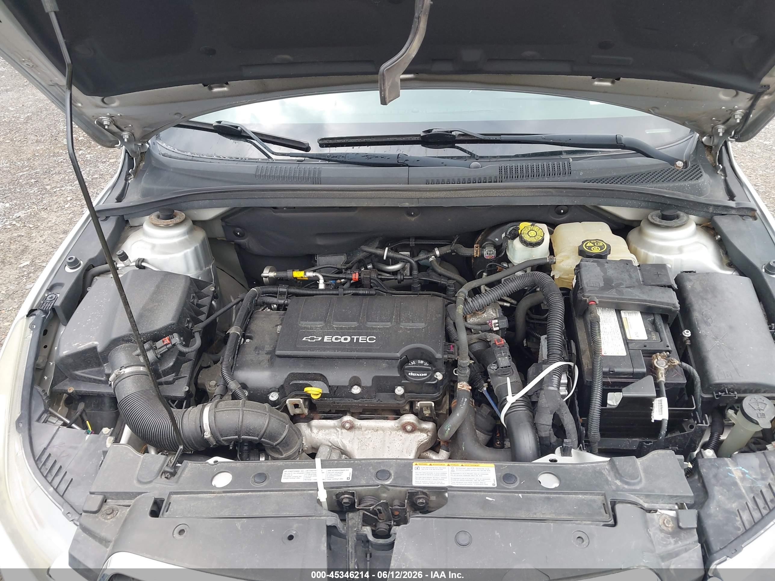 2014 Chevrolet Cruze 1lt Auto Серебряный vin: 1G1PC5SB4E7271118