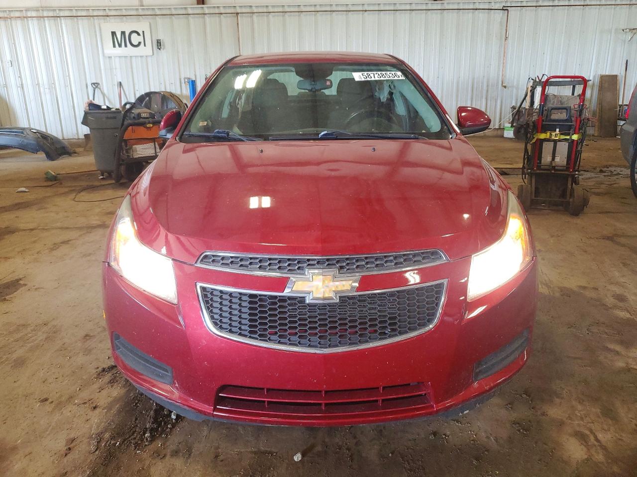 2014 Chevrolet Cruze Lt Red vin: 1G1PC5SB4E7291420