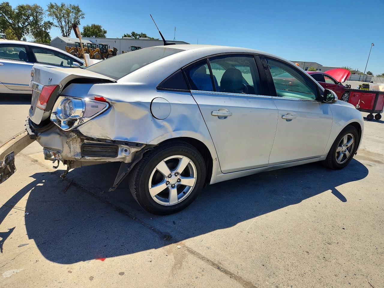 2014 Chevrolet Cruze Lt Серебряный vin: 1G1PC5SB4E7296746