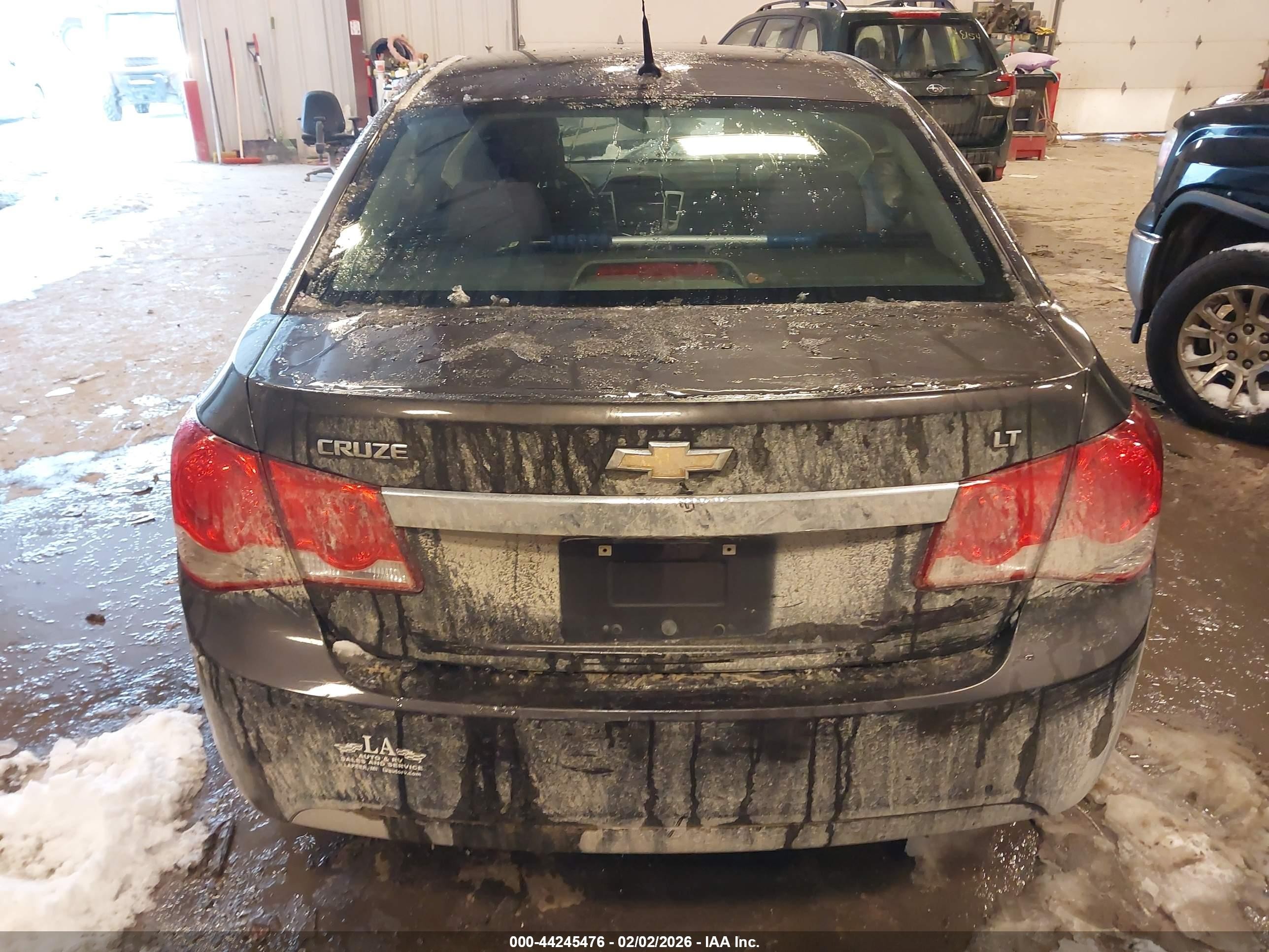 2014 Chevrolet Cruze 1lt Auto Gray vin: 1G1PC5SB4E7301640