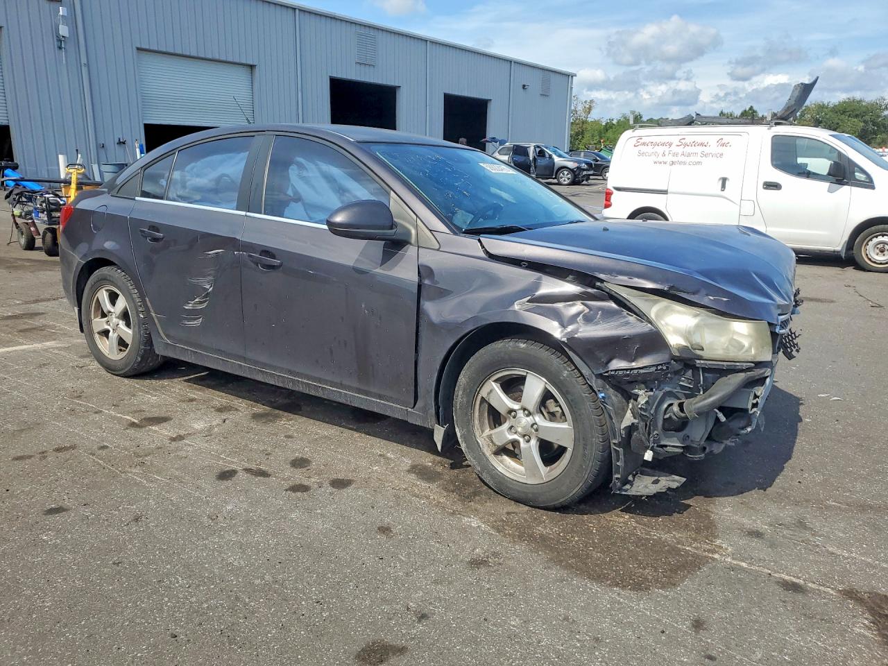 2014 Chevrolet Cruze Lt Gray vin: 1G1PC5SB4E7305929