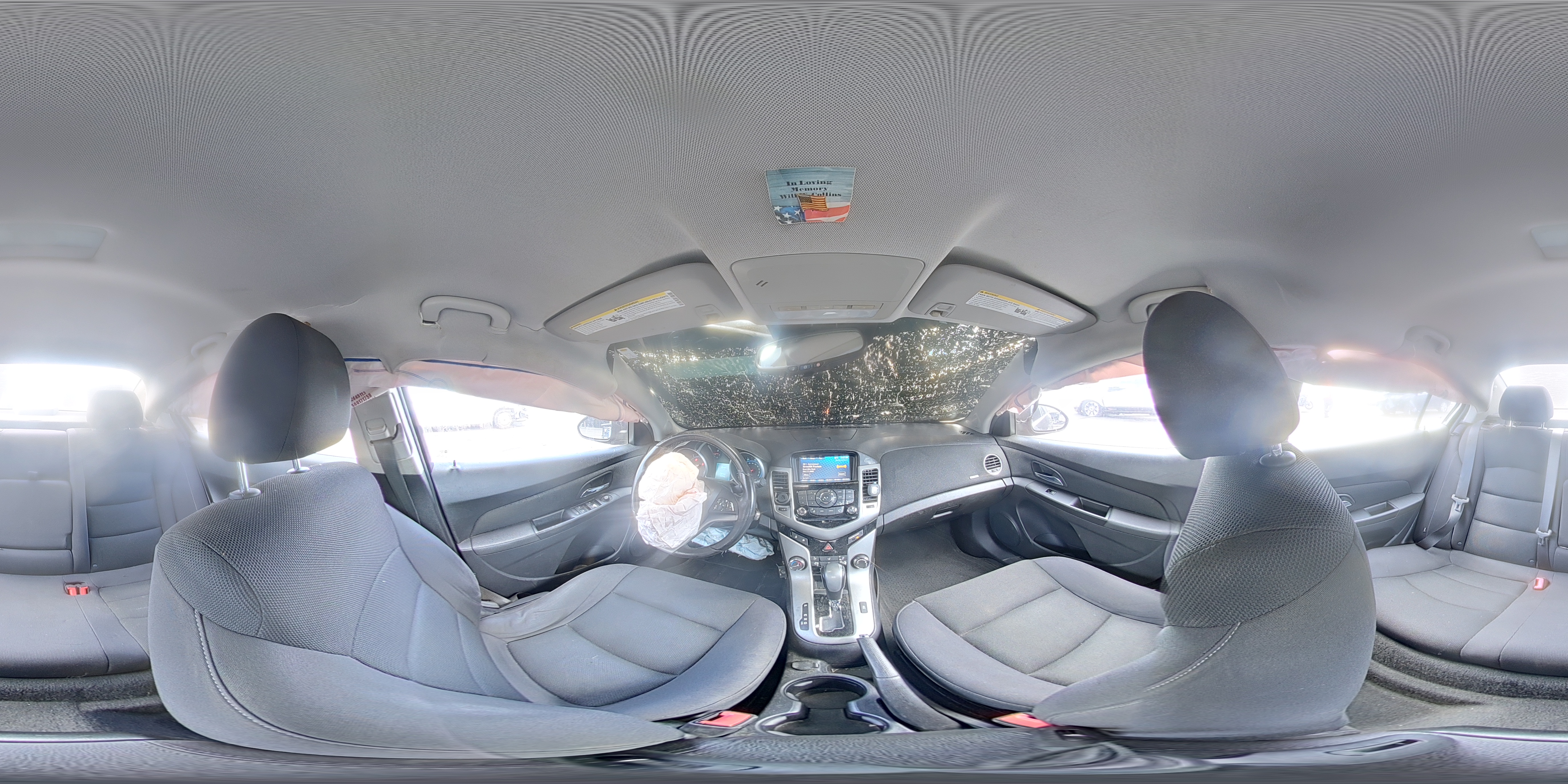 2014 Chevrolet Cruze Lt Gray vin: 1G1PC5SB4E7305929