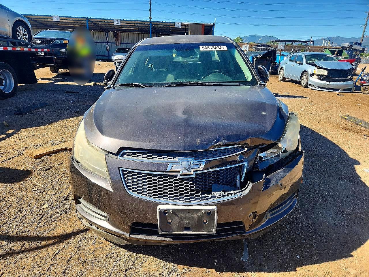2014 Chevrolet Cruze Lt Gray vin: 1G1PC5SB4E7308684