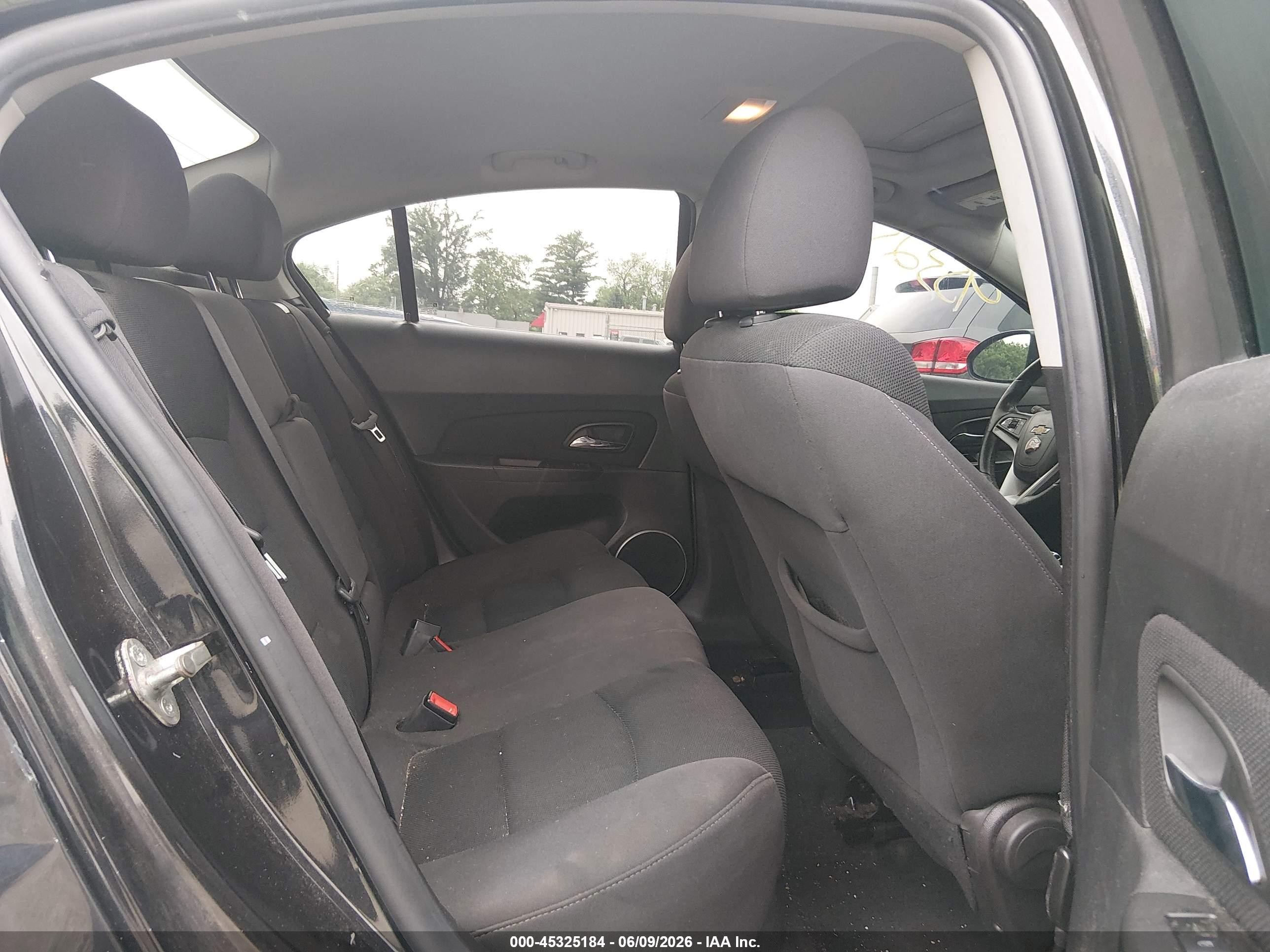 2014 Chevrolet Cruze 1lt Auto Black vin: 1G1PC5SB4E7319605