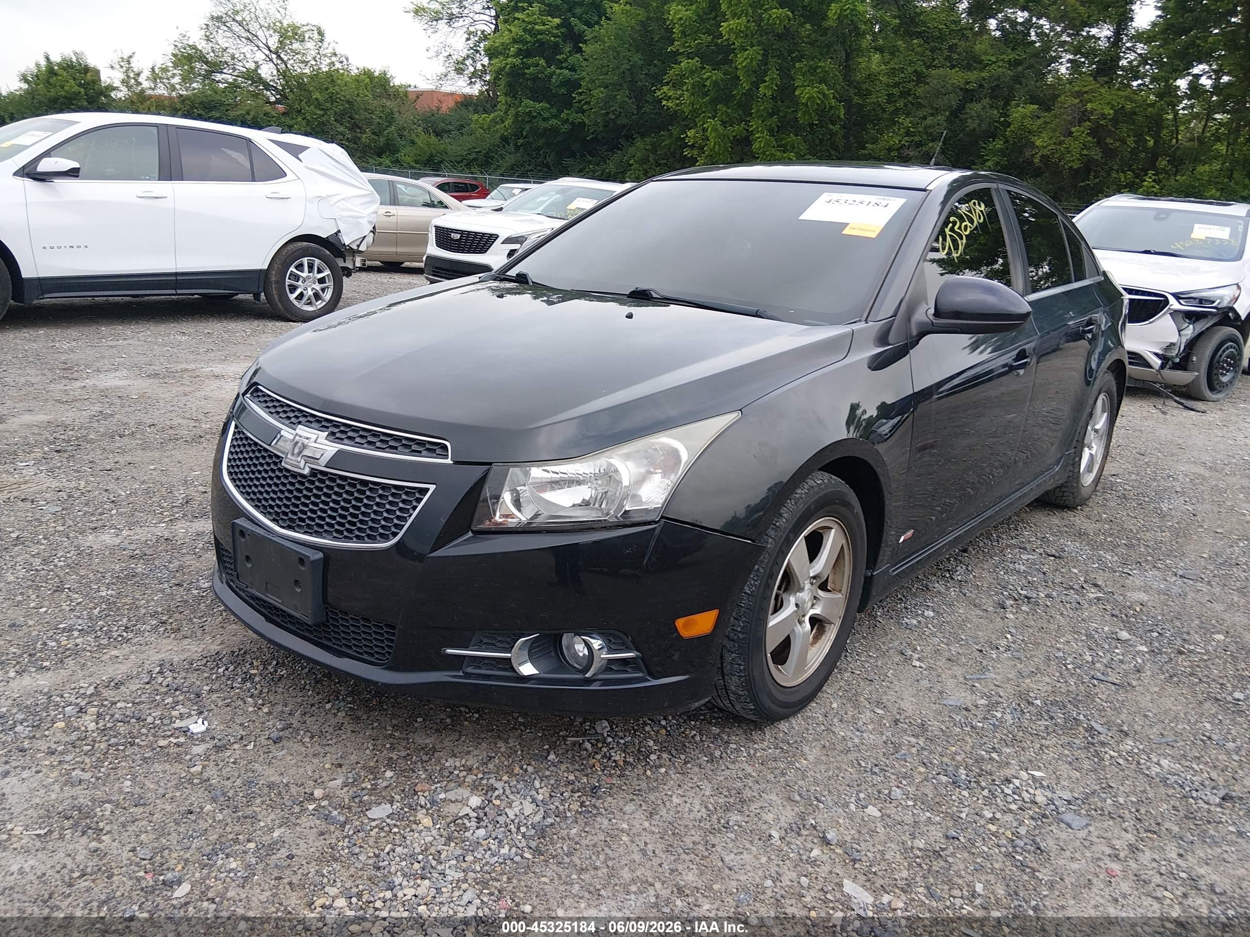 2014 Chevrolet Cruze 1lt Auto Black vin: 1G1PC5SB4E7319605