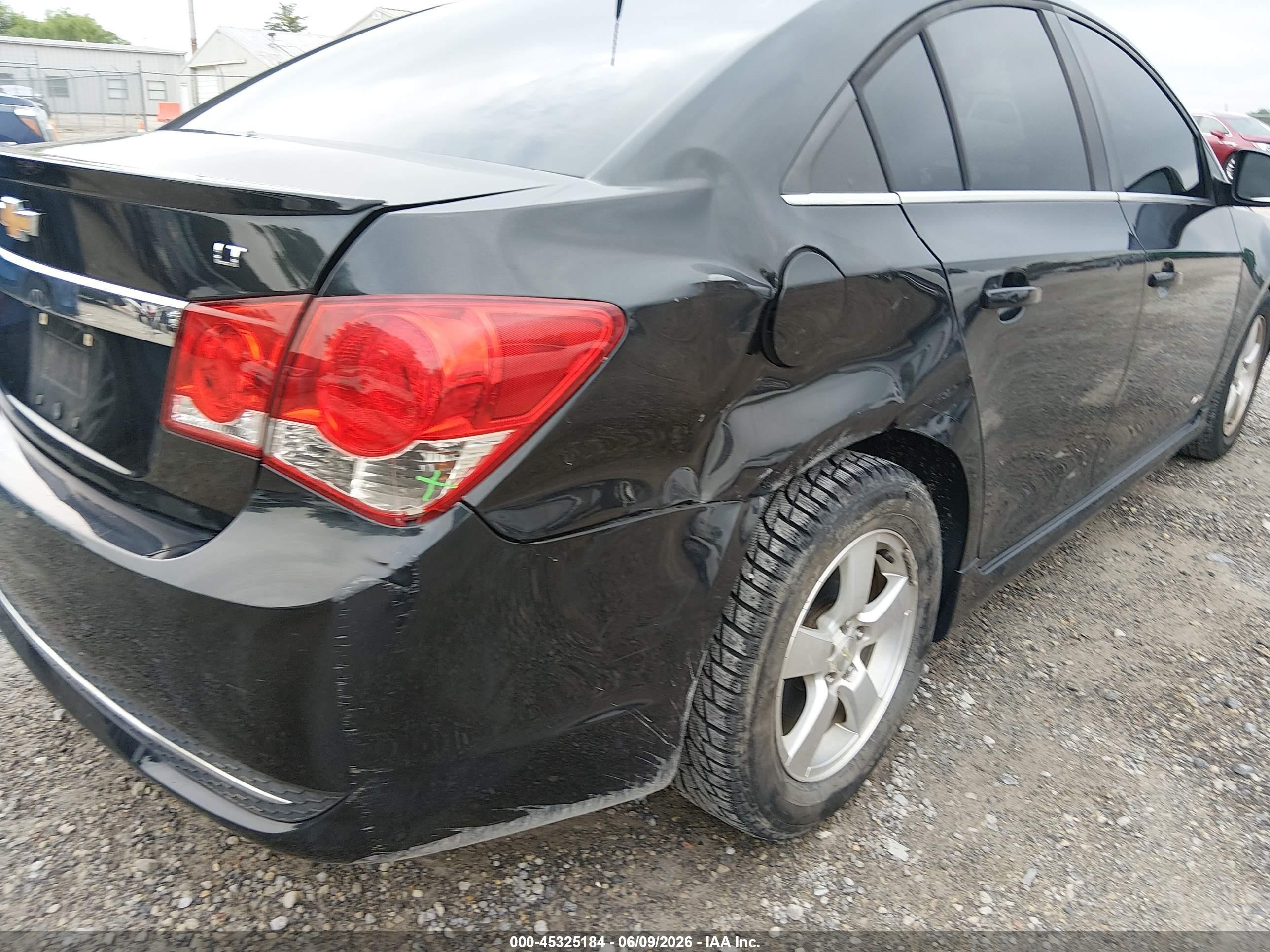 2014 Chevrolet Cruze 1lt Auto Black vin: 1G1PC5SB4E7319605
