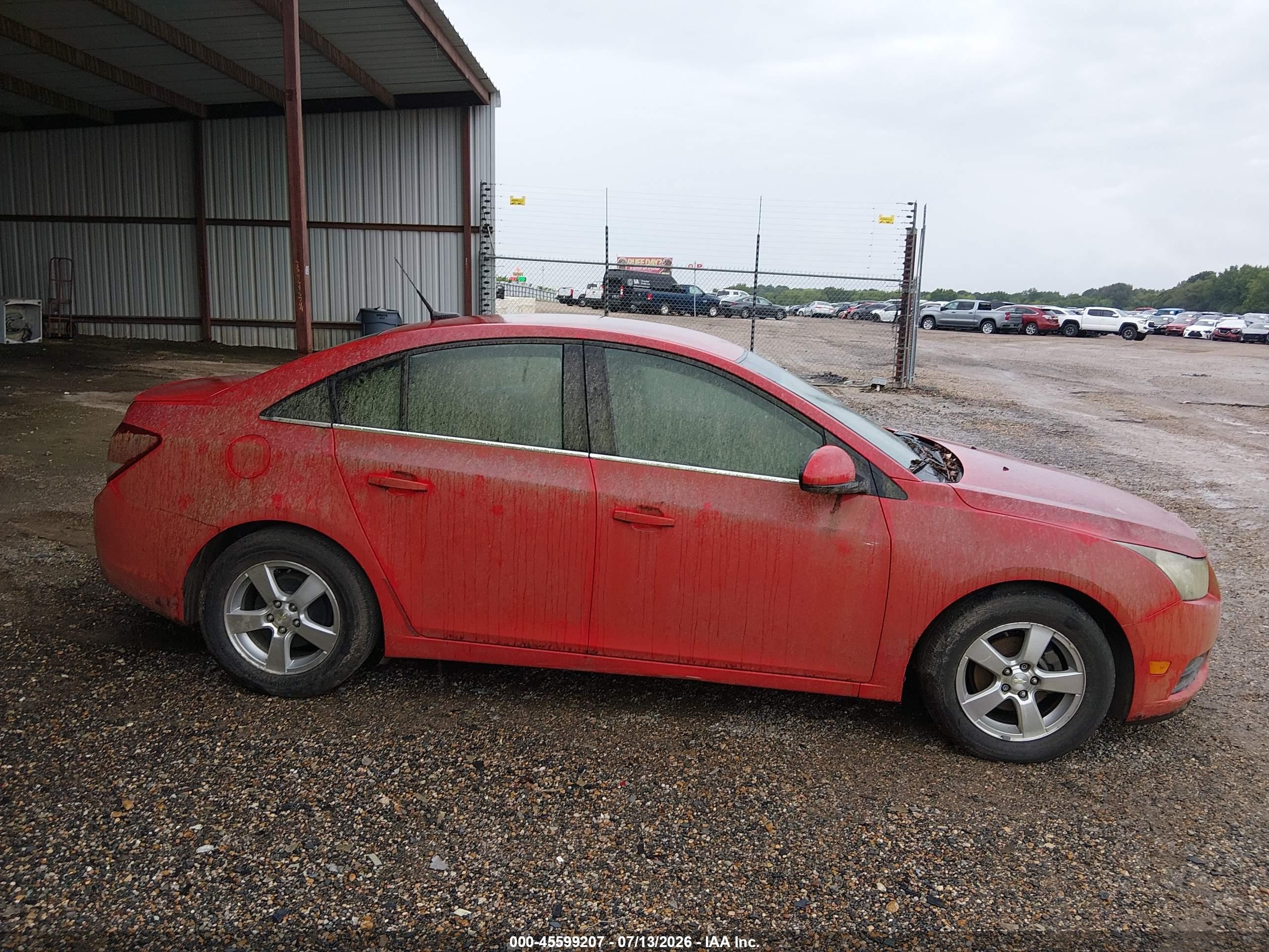 2014 Chevrolet Cruze 1lt Auto Red vin: 1G1PC5SB4E7319653