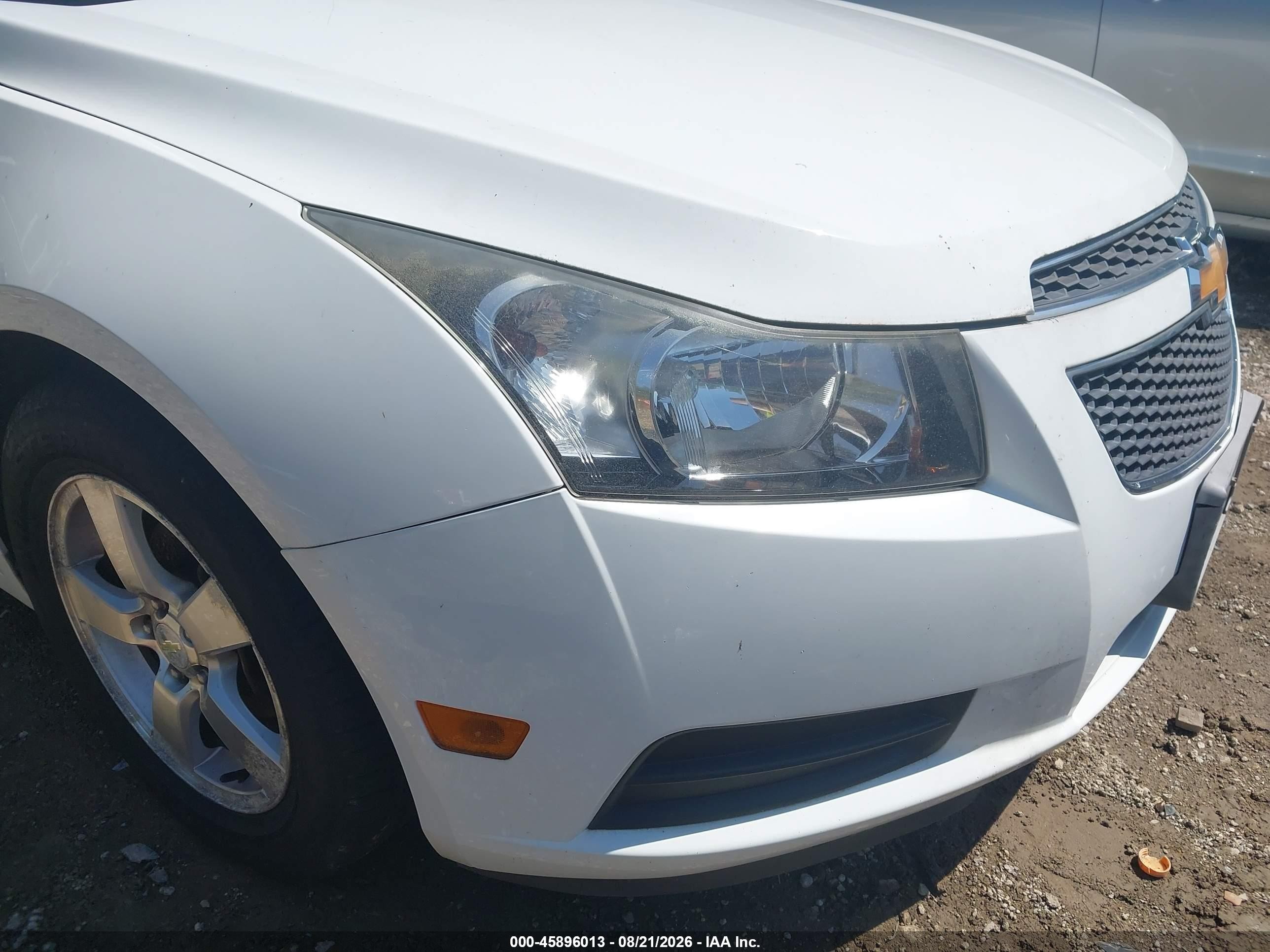 2014 Chevrolet Cruze 1lt Auto White vin: 1G1PC5SB4E7327137
