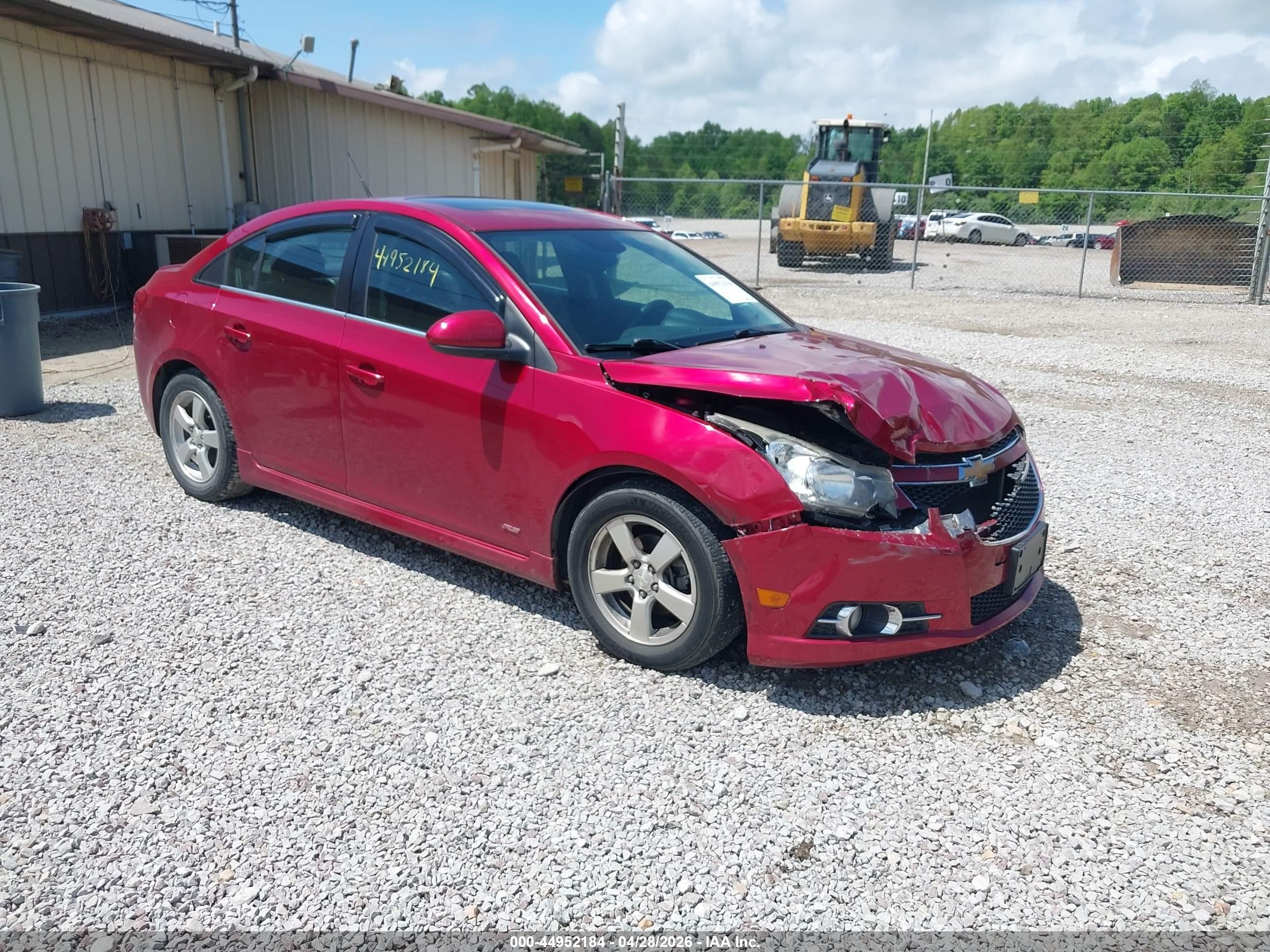 2014 Chevrolet Cruze 1lt Auto Red vin: 1G1PC5SB4E7337330