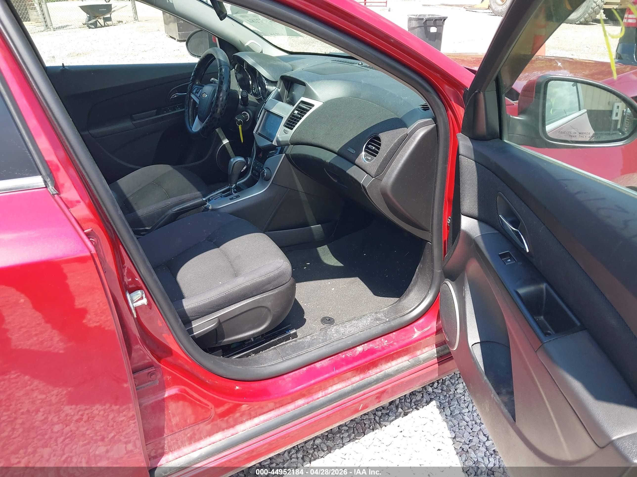 2014 Chevrolet Cruze 1lt Auto Red vin: 1G1PC5SB4E7337330