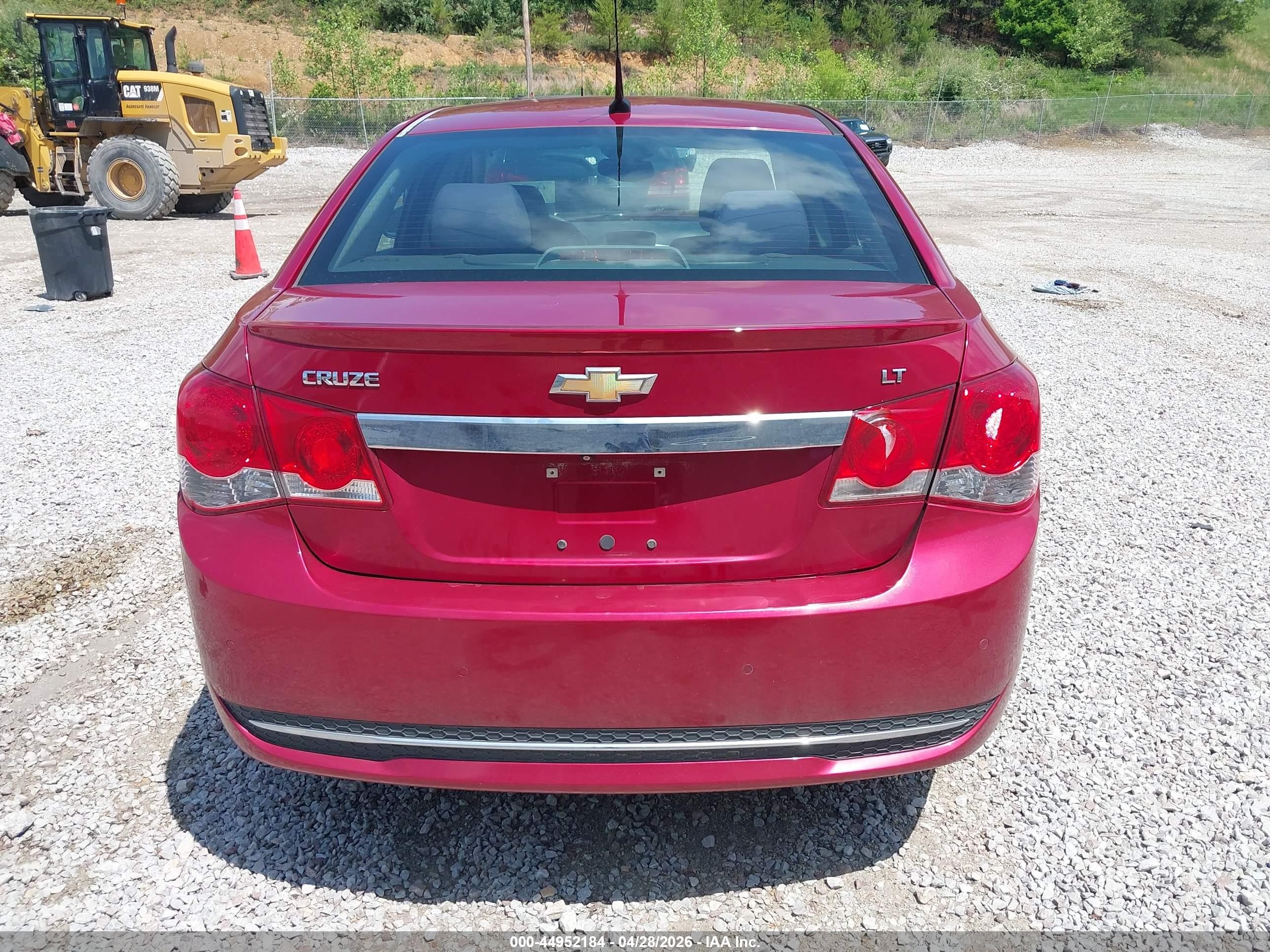 2014 Chevrolet Cruze 1lt Auto Red vin: 1G1PC5SB4E7337330