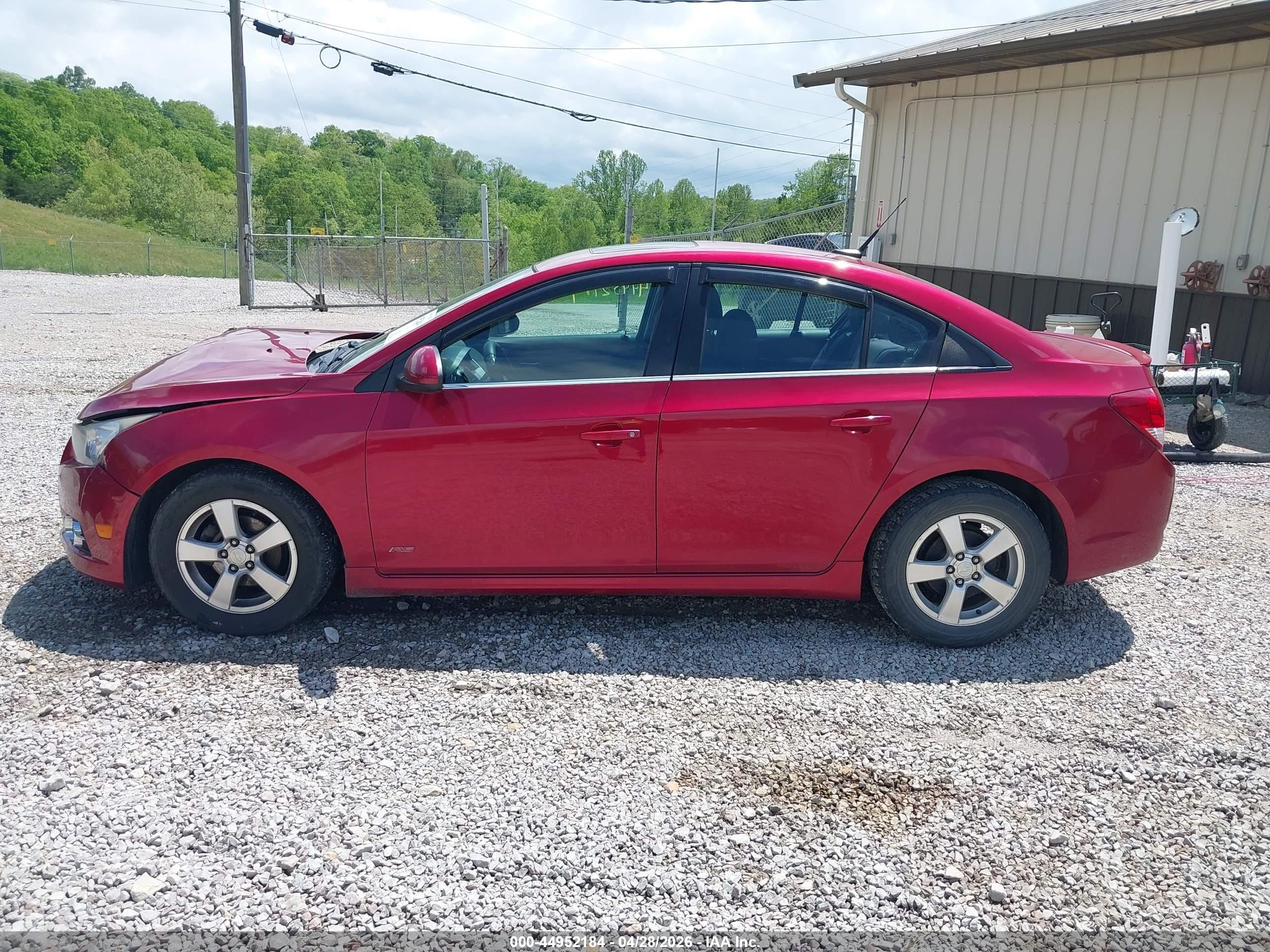 2014 Chevrolet Cruze 1lt Auto Red vin: 1G1PC5SB4E7337330