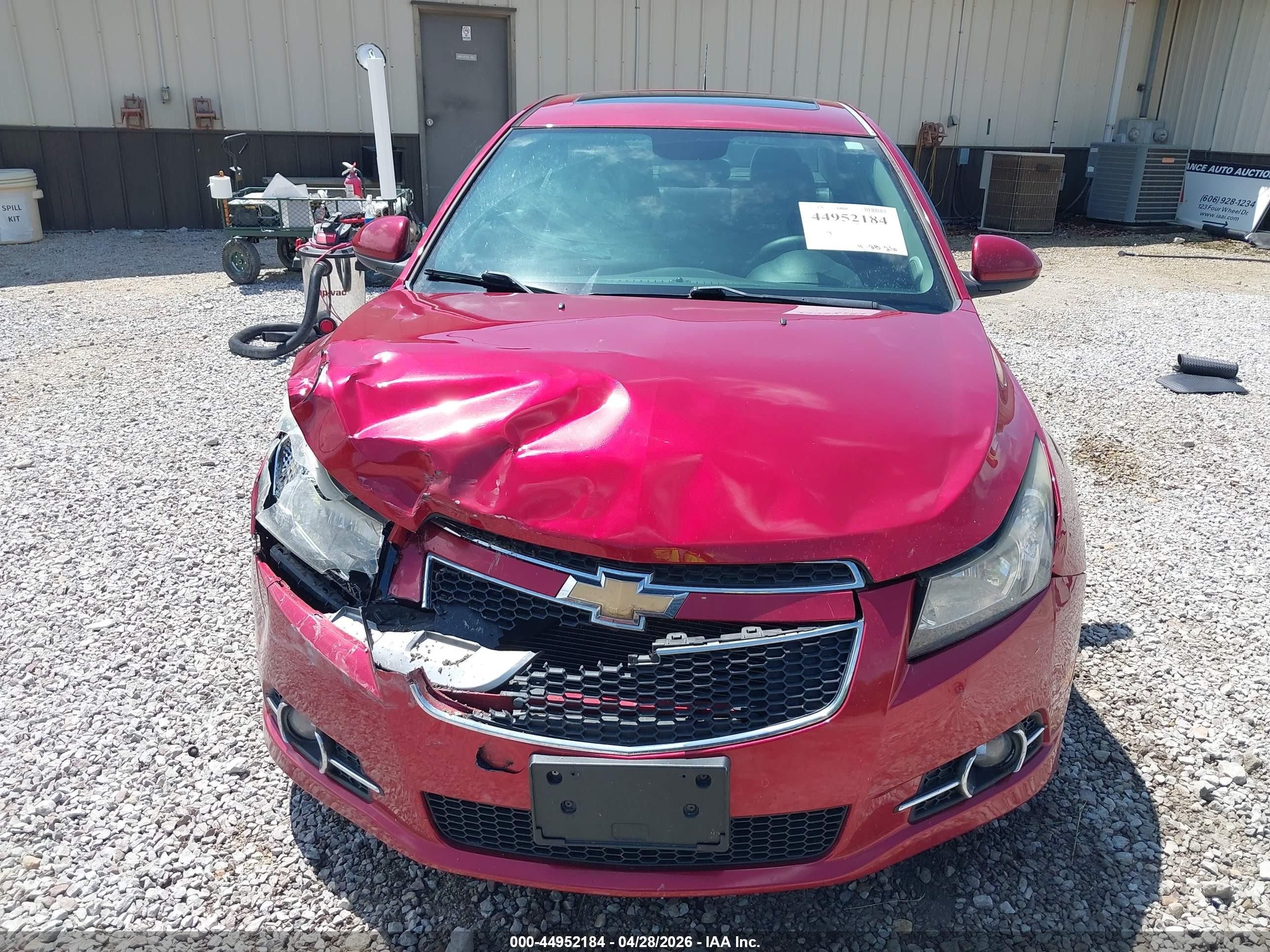 2014 Chevrolet Cruze 1lt Auto Red vin: 1G1PC5SB4E7337330