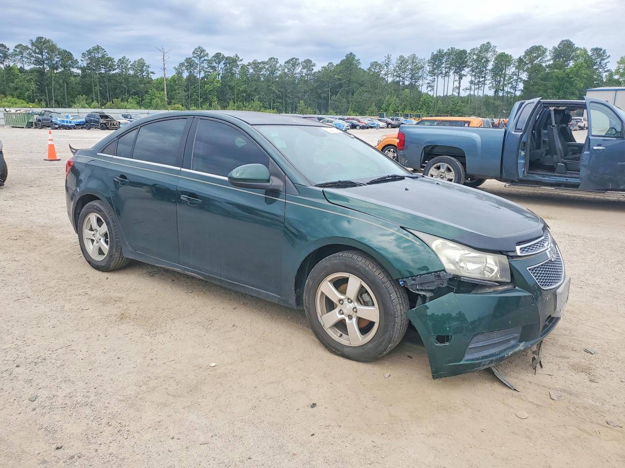 2014 Chevrolet Cruze Lt Green vin: 1G1PC5SB4E7348392