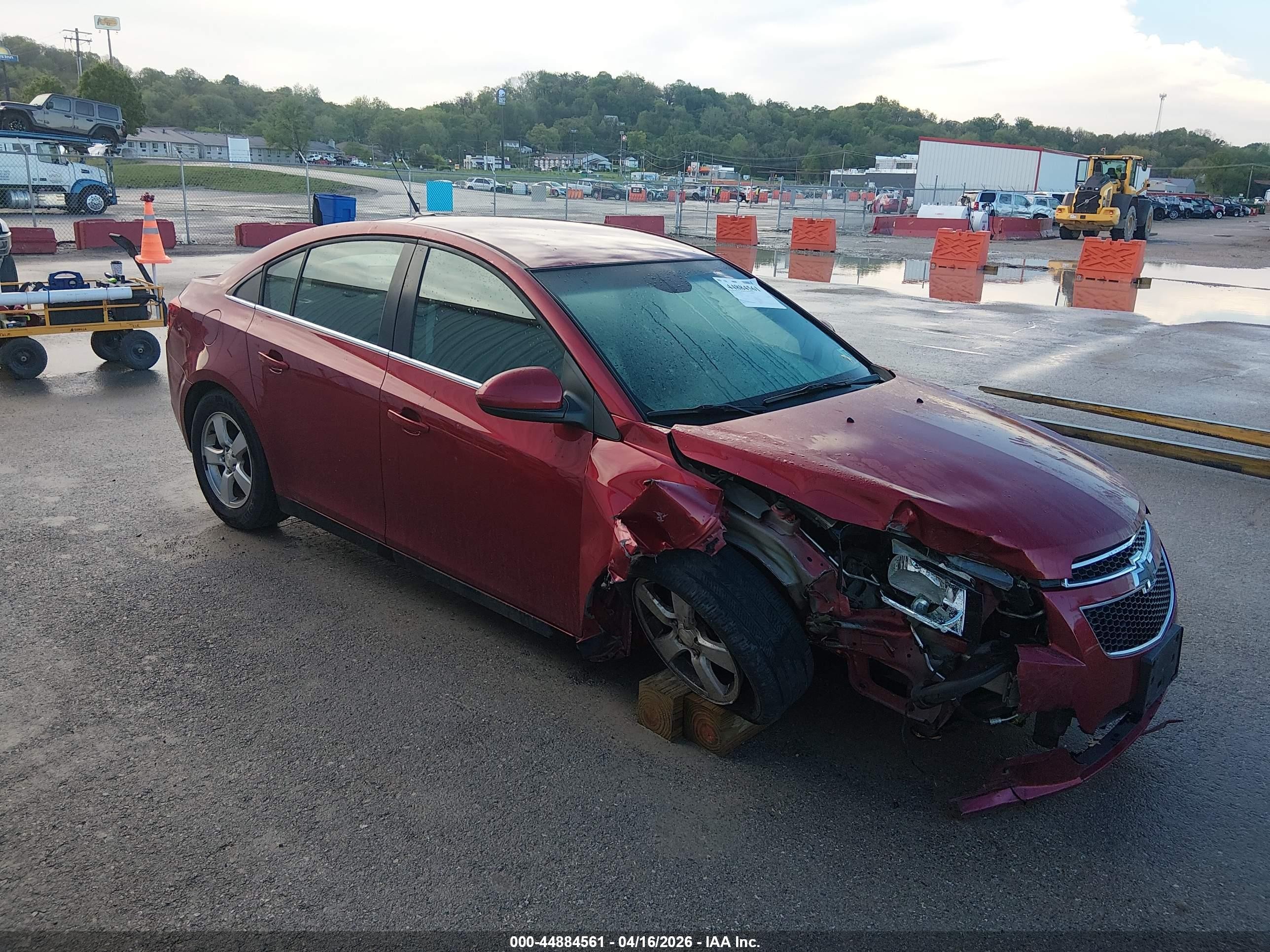 2014 Chevrolet Cruze 1lt Auto Red vin: 1G1PC5SB4E7377035