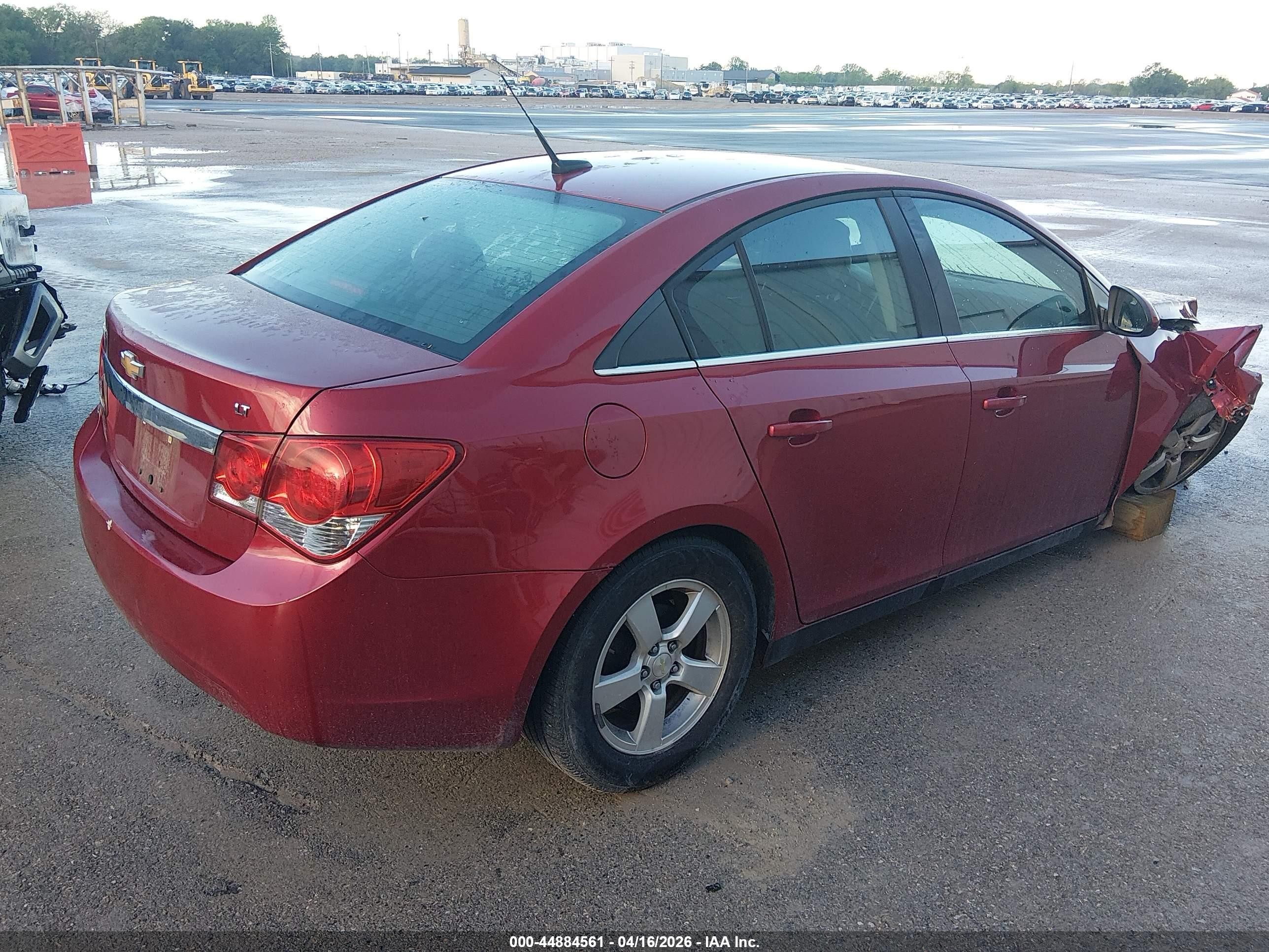 2014 Chevrolet Cruze 1lt Auto Red vin: 1G1PC5SB4E7377035