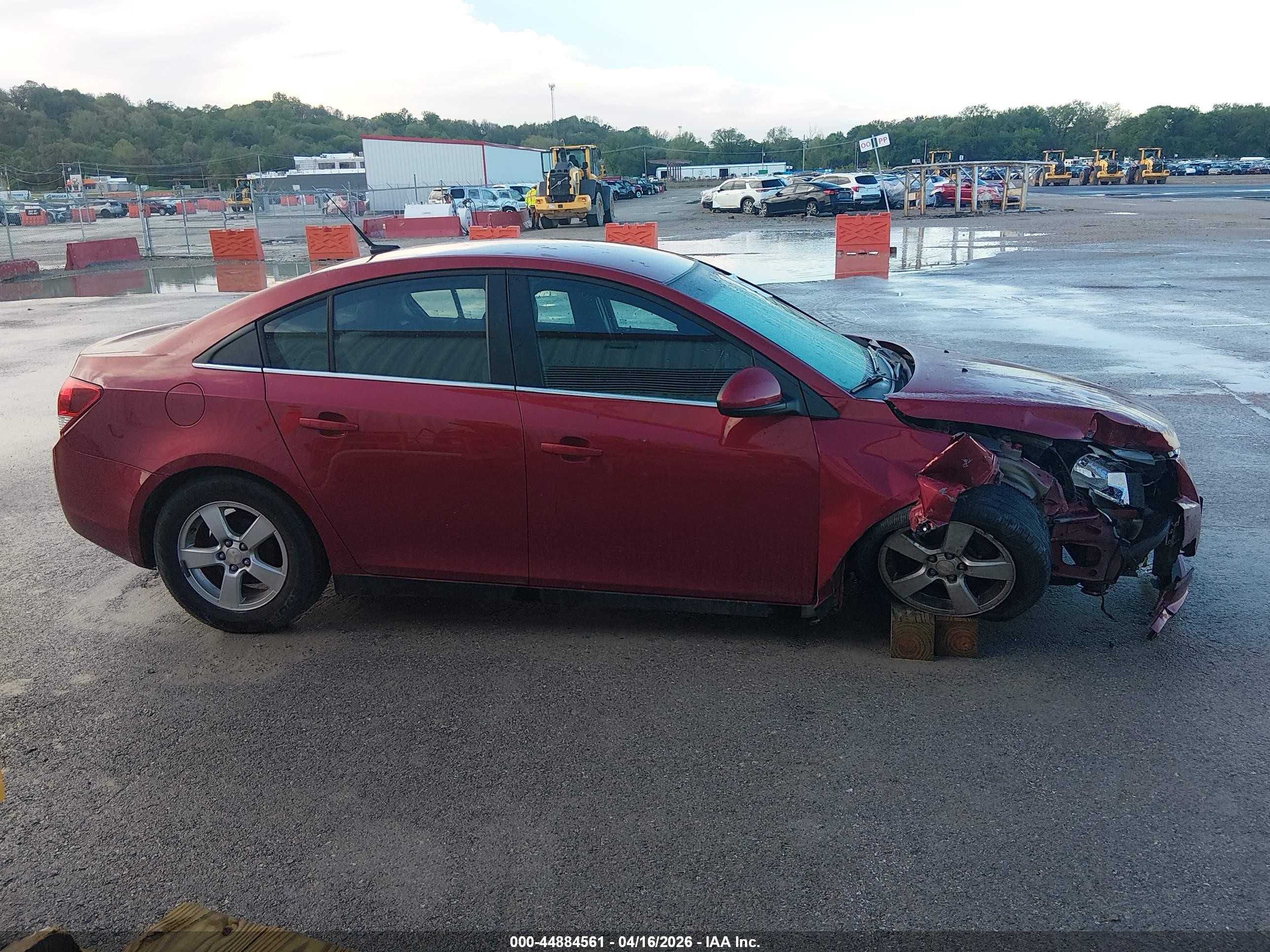2014 Chevrolet Cruze 1lt Auto Red vin: 1G1PC5SB4E7377035
