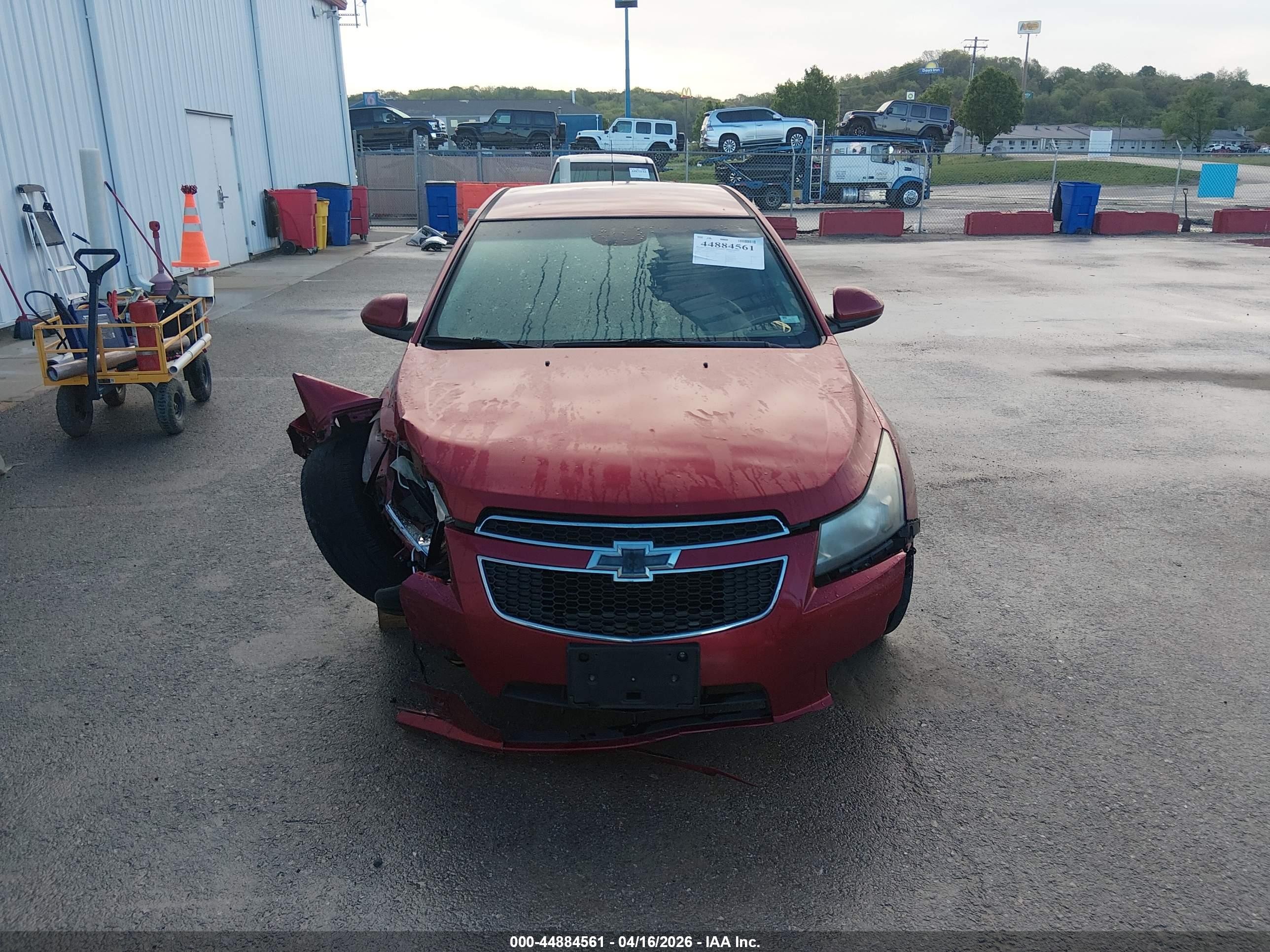 2014 Chevrolet Cruze 1lt Auto Red vin: 1G1PC5SB4E7377035