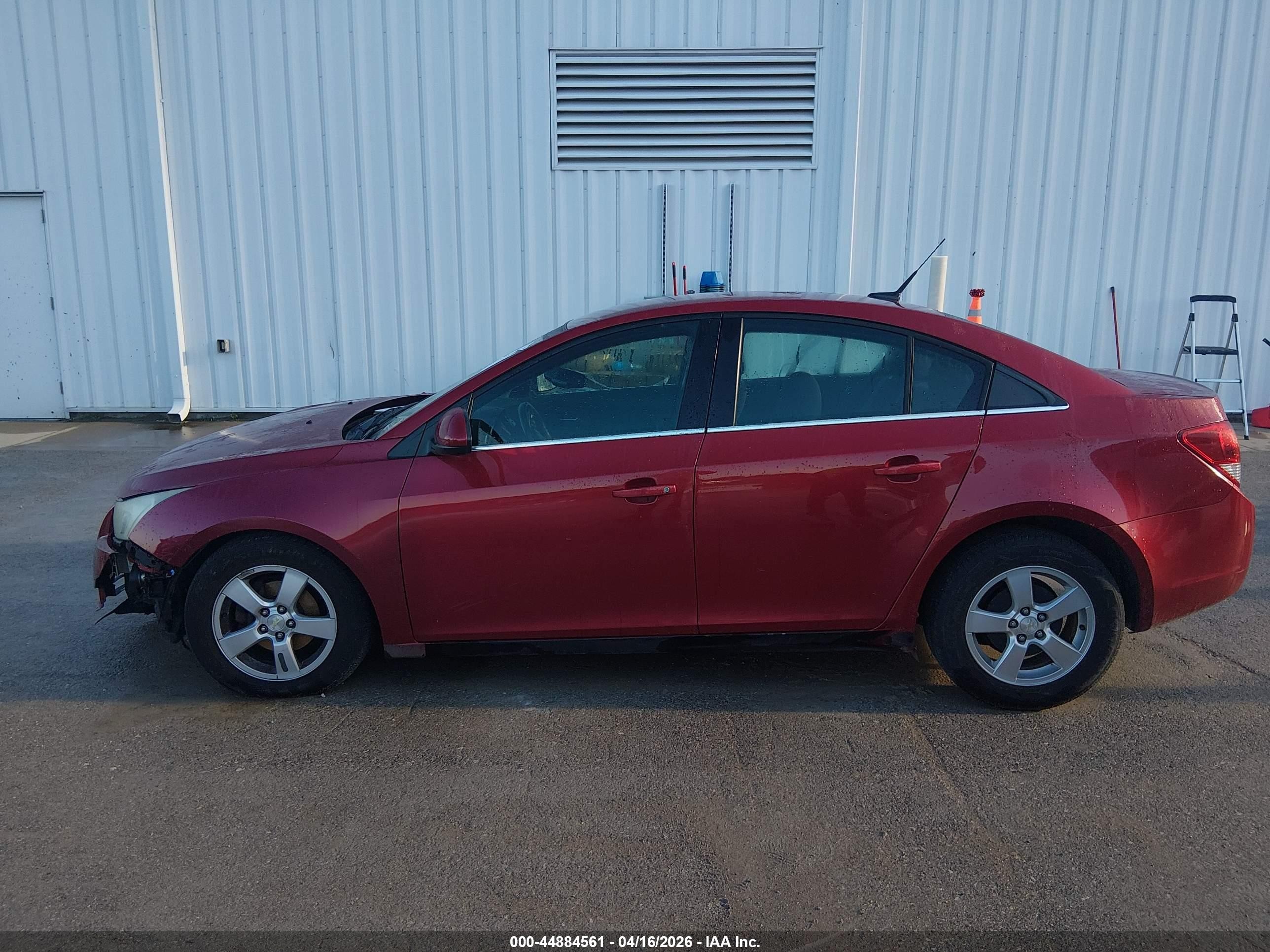 2014 Chevrolet Cruze 1lt Auto Red vin: 1G1PC5SB4E7377035