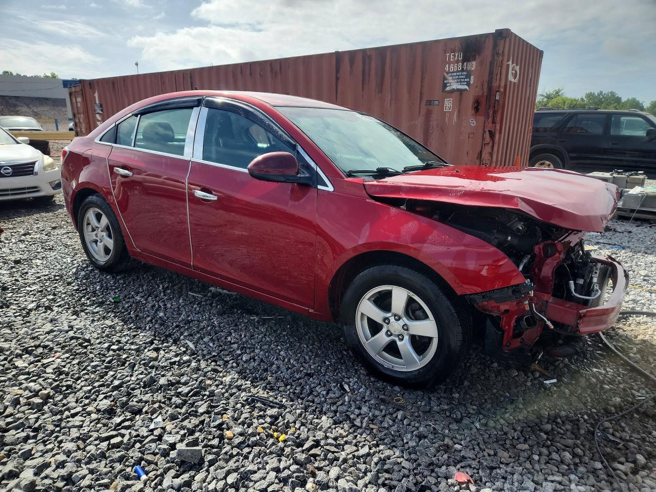 2014 Chevrolet Cruze Lt Red vin: 1G1PC5SB4E7386558